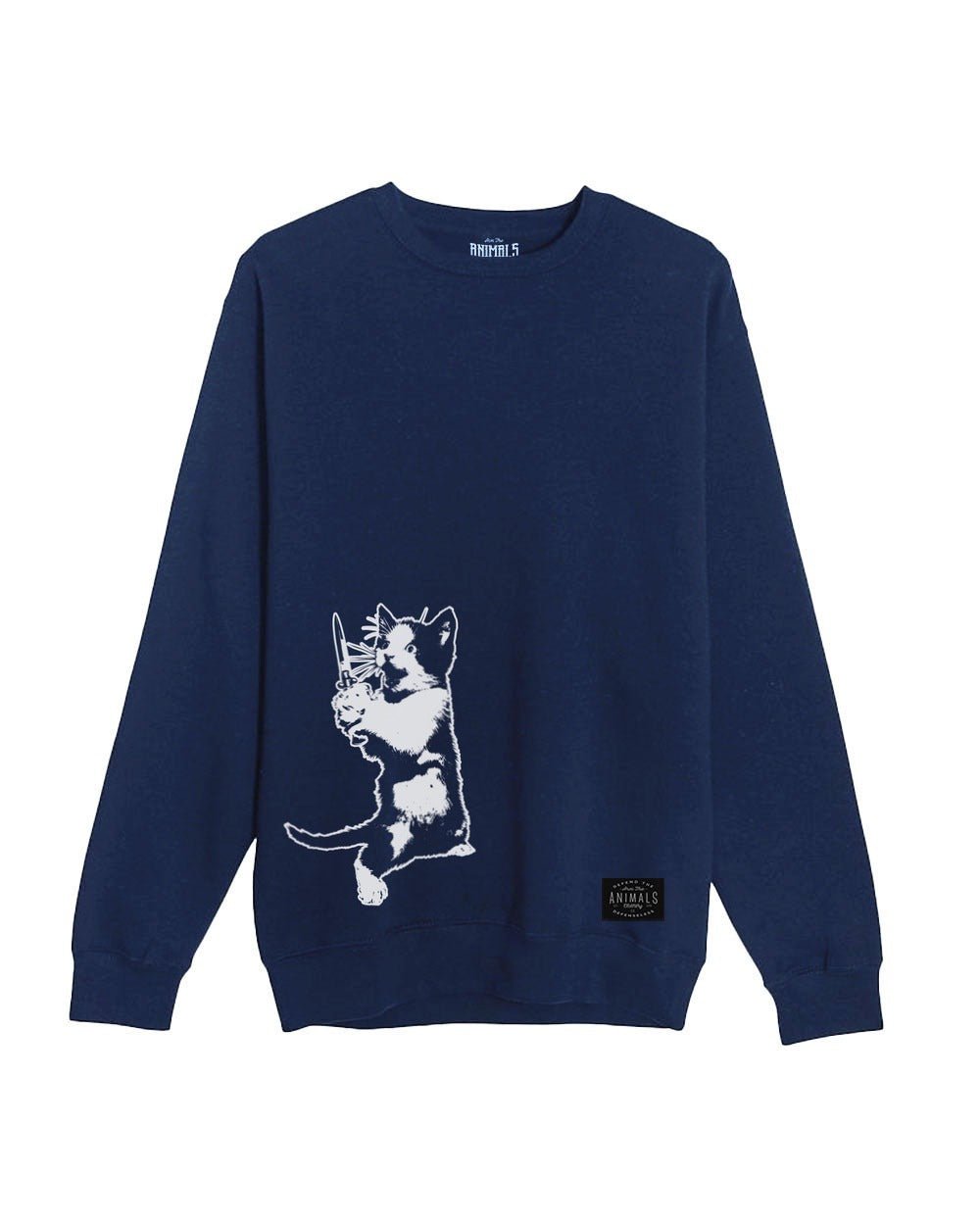 Unisex | Cat The Ripper | Crewneck Sweatshirt - Arm The Animals