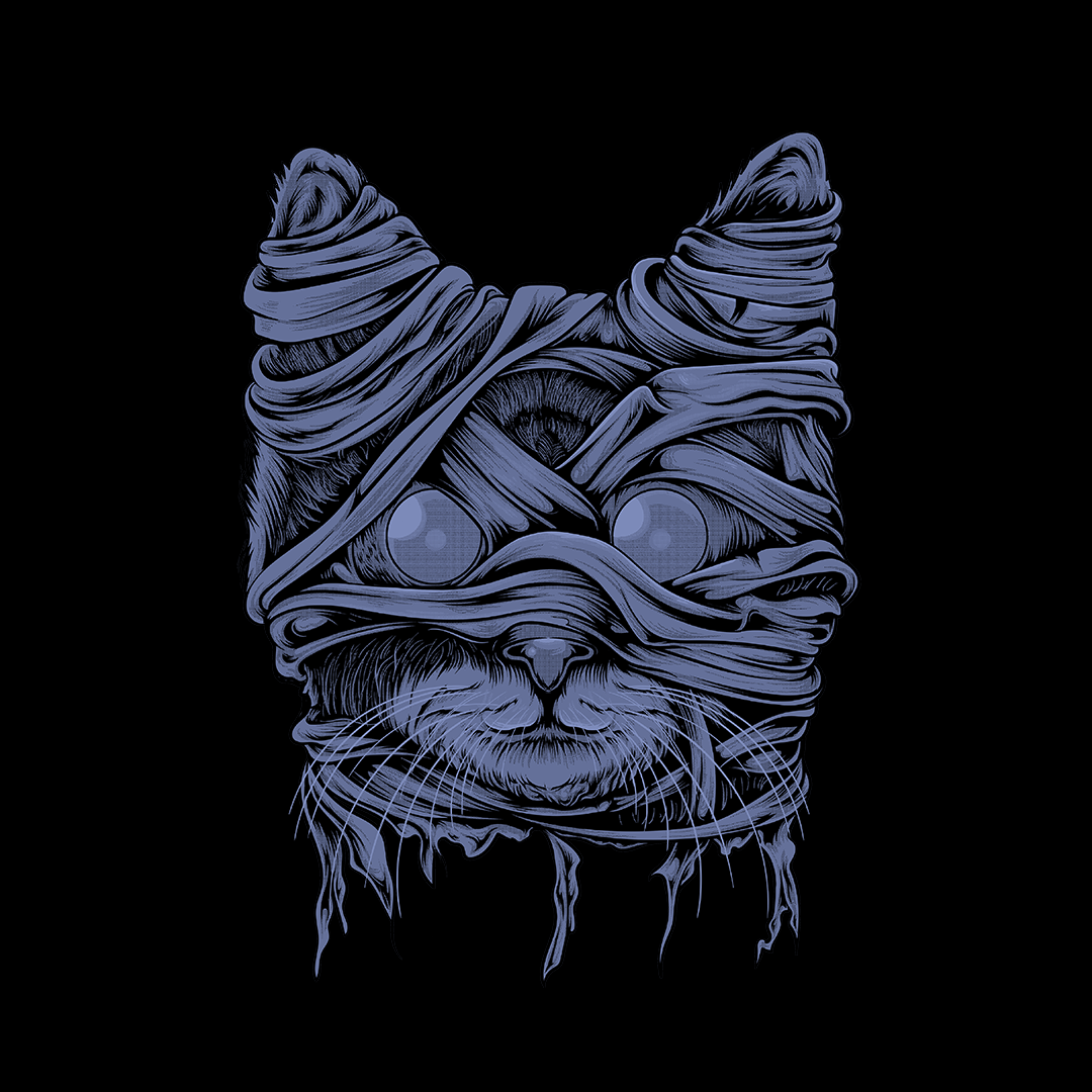 Zombie Mummy Cat