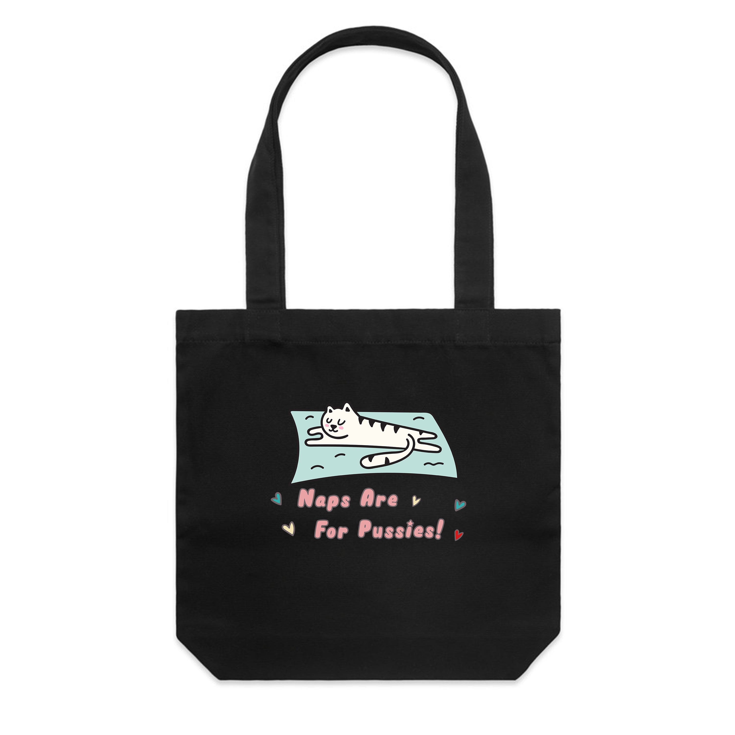 Accessory | Naps Are For Pussies | Canvas Tote