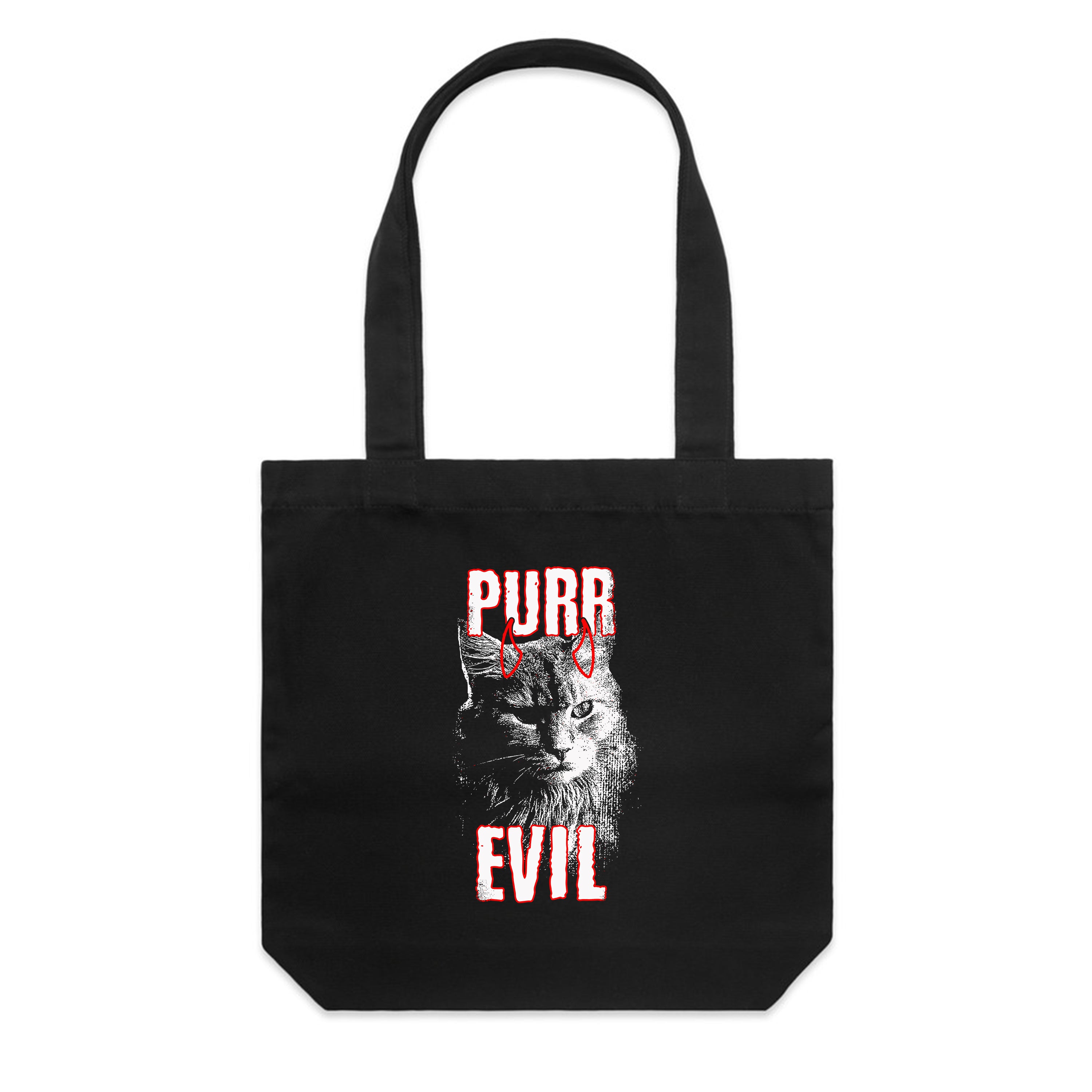 Accessory | Purr Evil | Canvas Tote