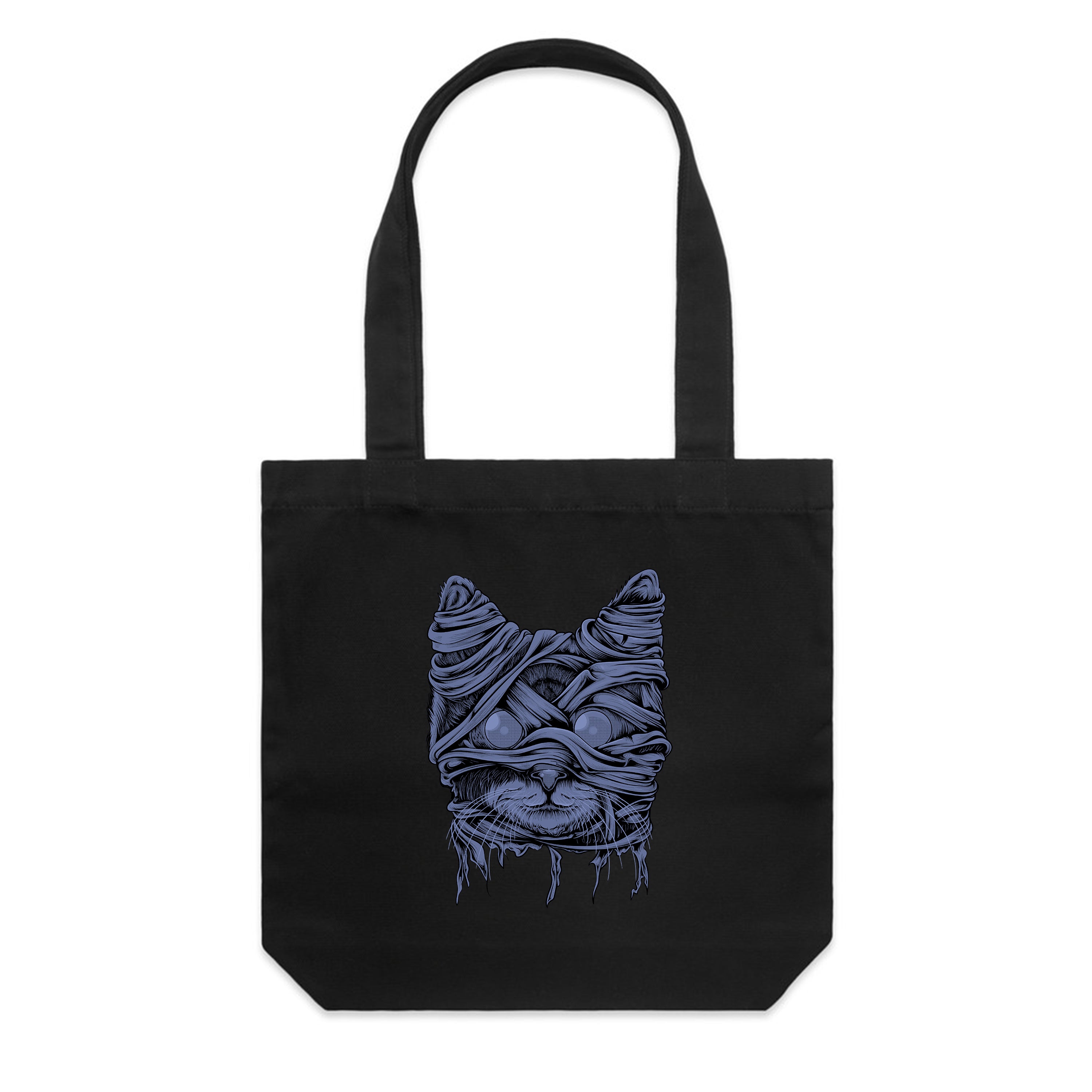Accessory | Zombie Mummy Cat | Canvas Tote