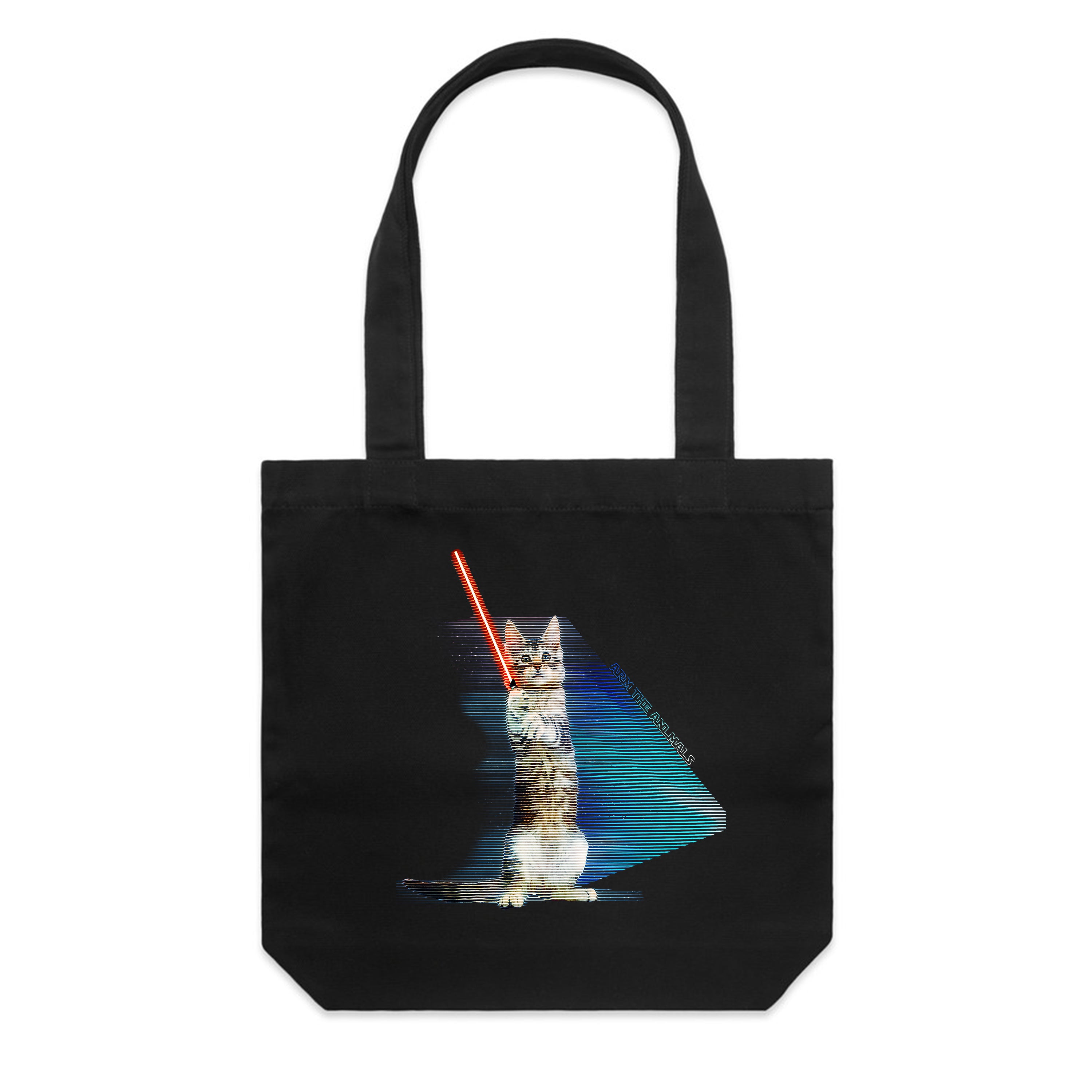 Accessory | Hologram Battle Cat | Canvas Tote