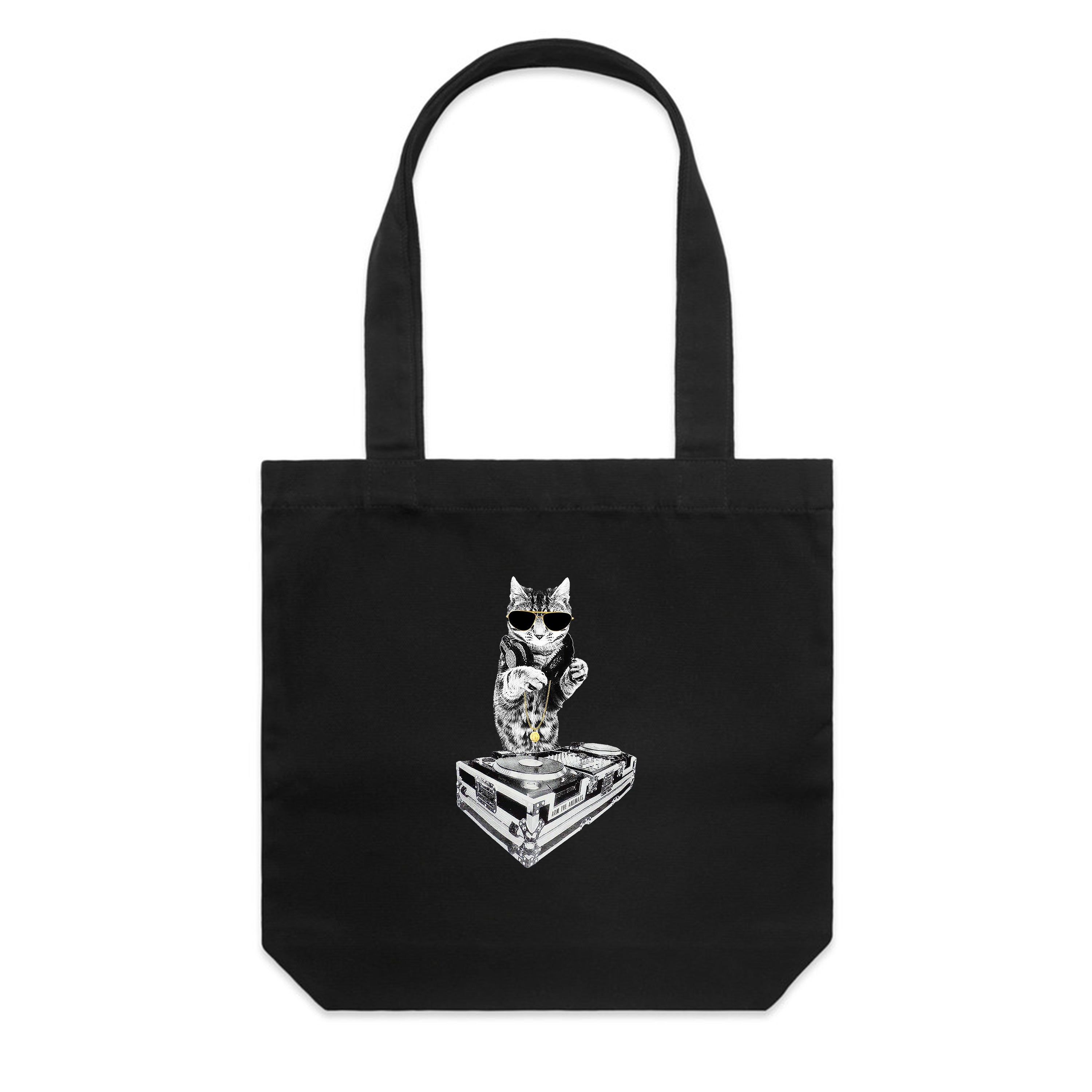 Accessory | Bruce Kitty DJ | Canvas Tote