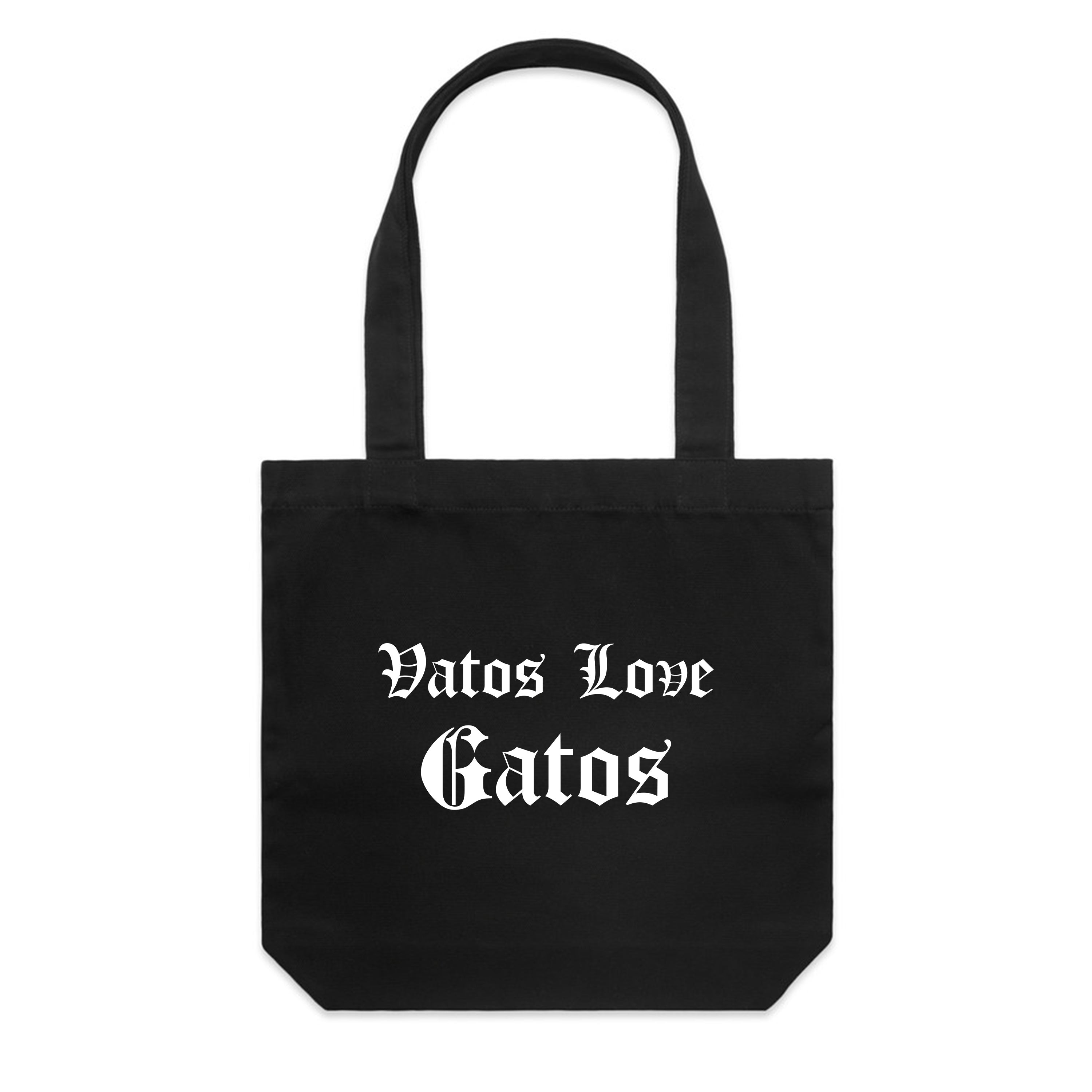 Accessory | Vatos Love Gatos | Canvas Tote