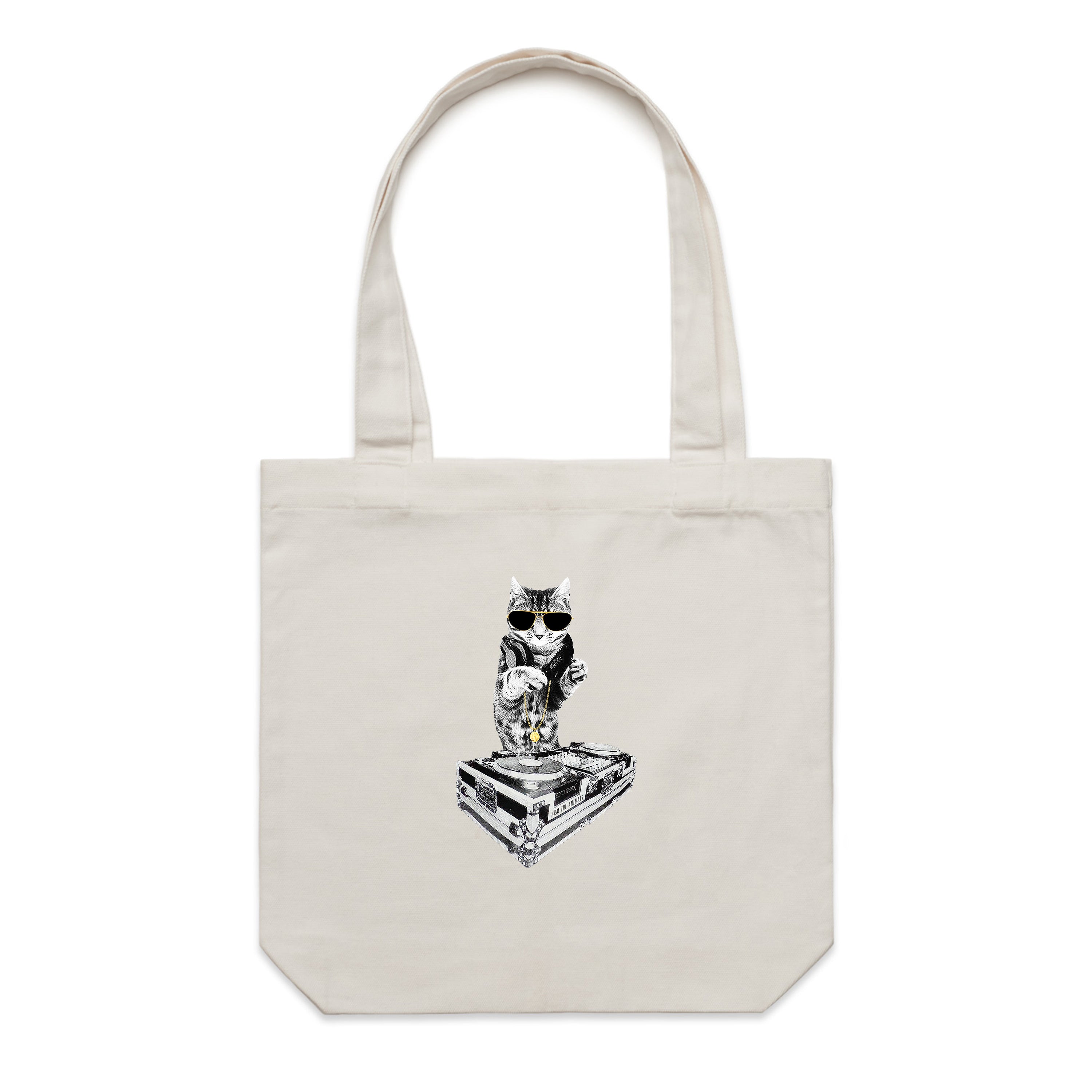 Accessory | Bruce Kitty DJ | Canvas Tote