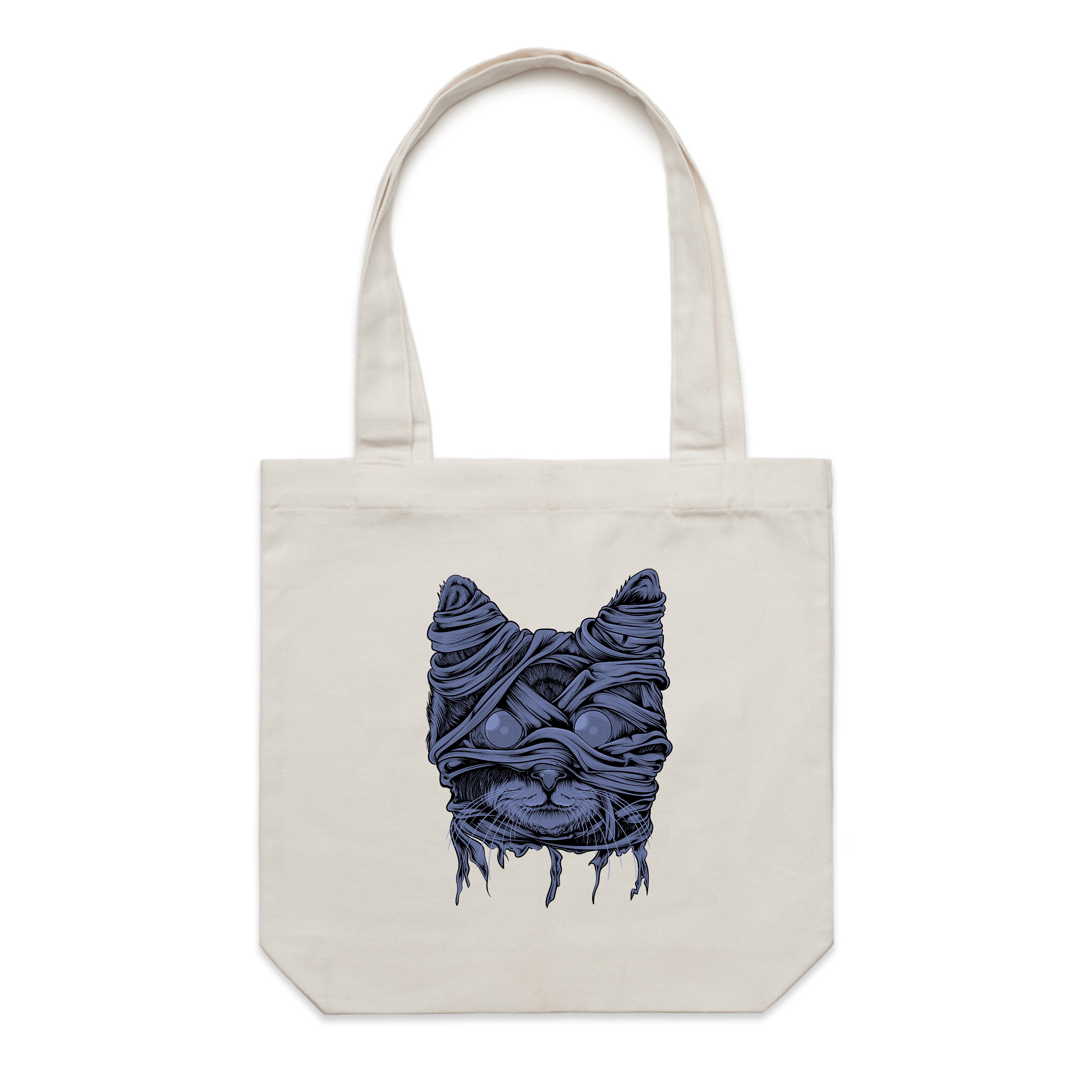 Accessory | Zombie Mummy Cat | Canvas Tote
