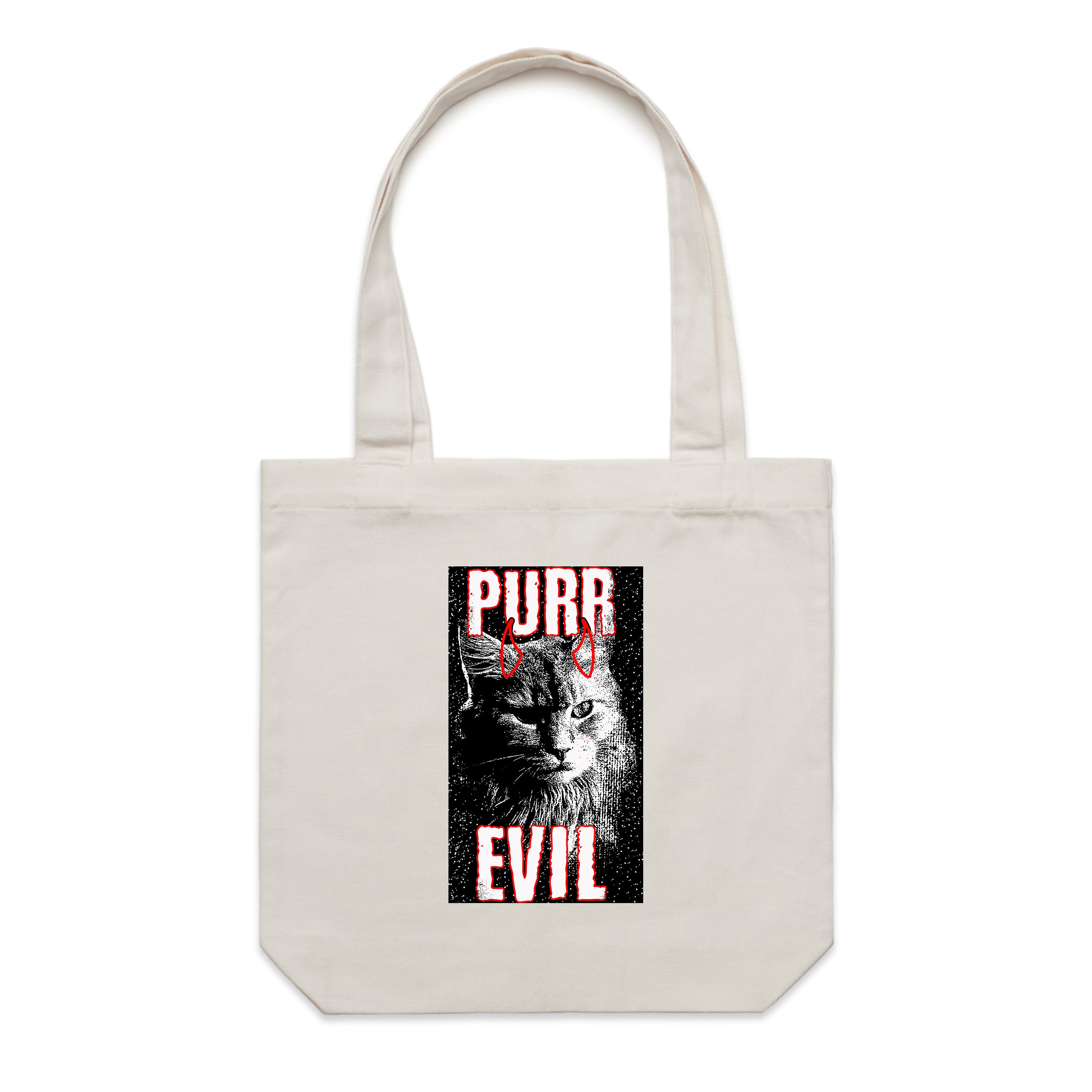 Accessory | Purr Evil | Canvas Tote
