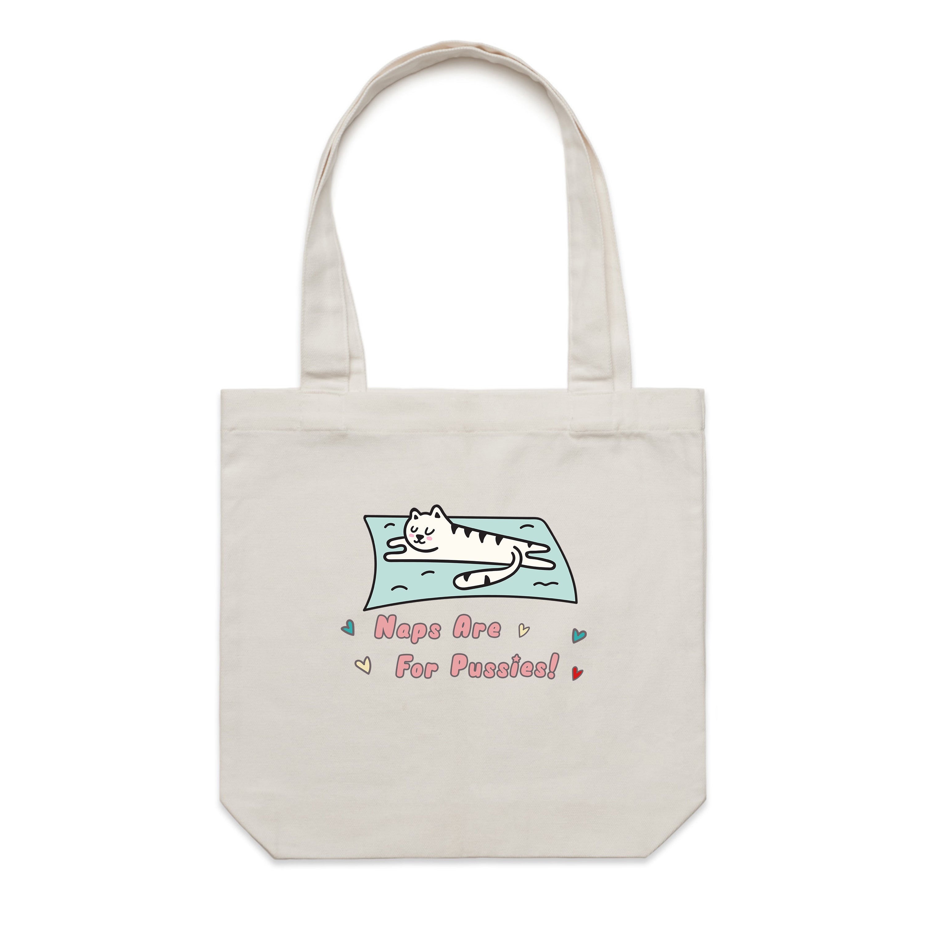 Accessory | Naps Are For Pussies | Canvas Tote