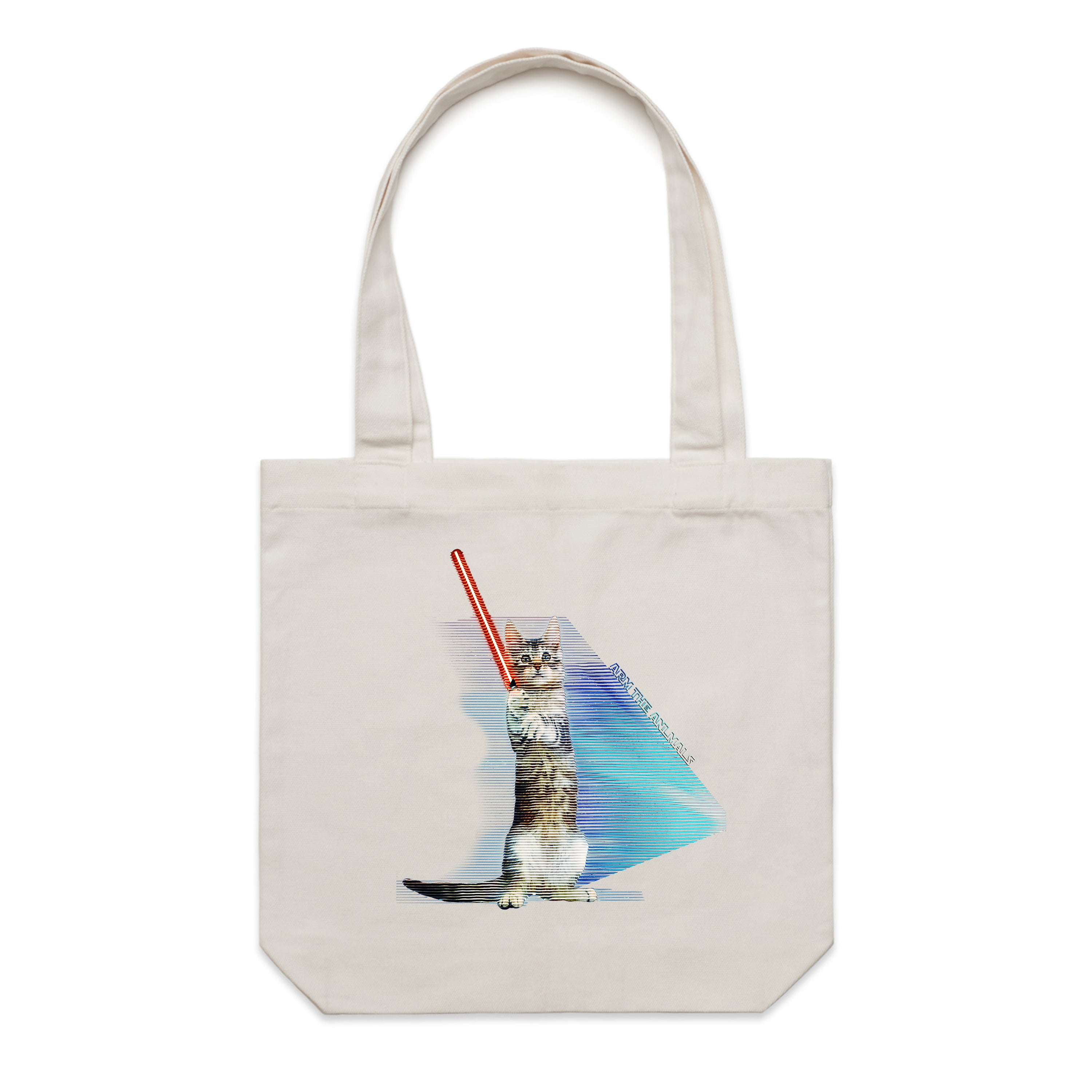 Accessory | Hologram Battle Cat | Canvas Tote