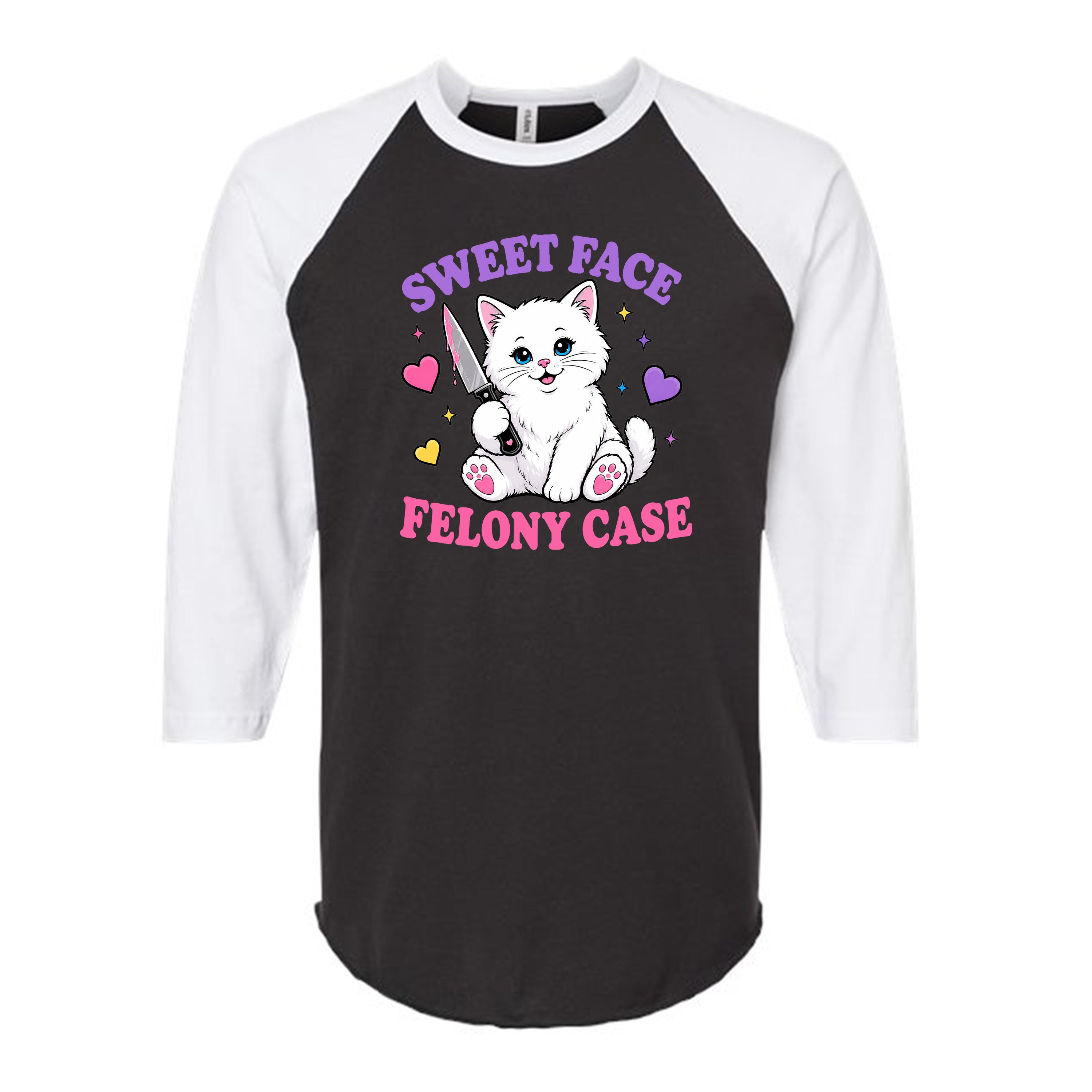 Unisex | Sweet Face Felony Case | Raglan