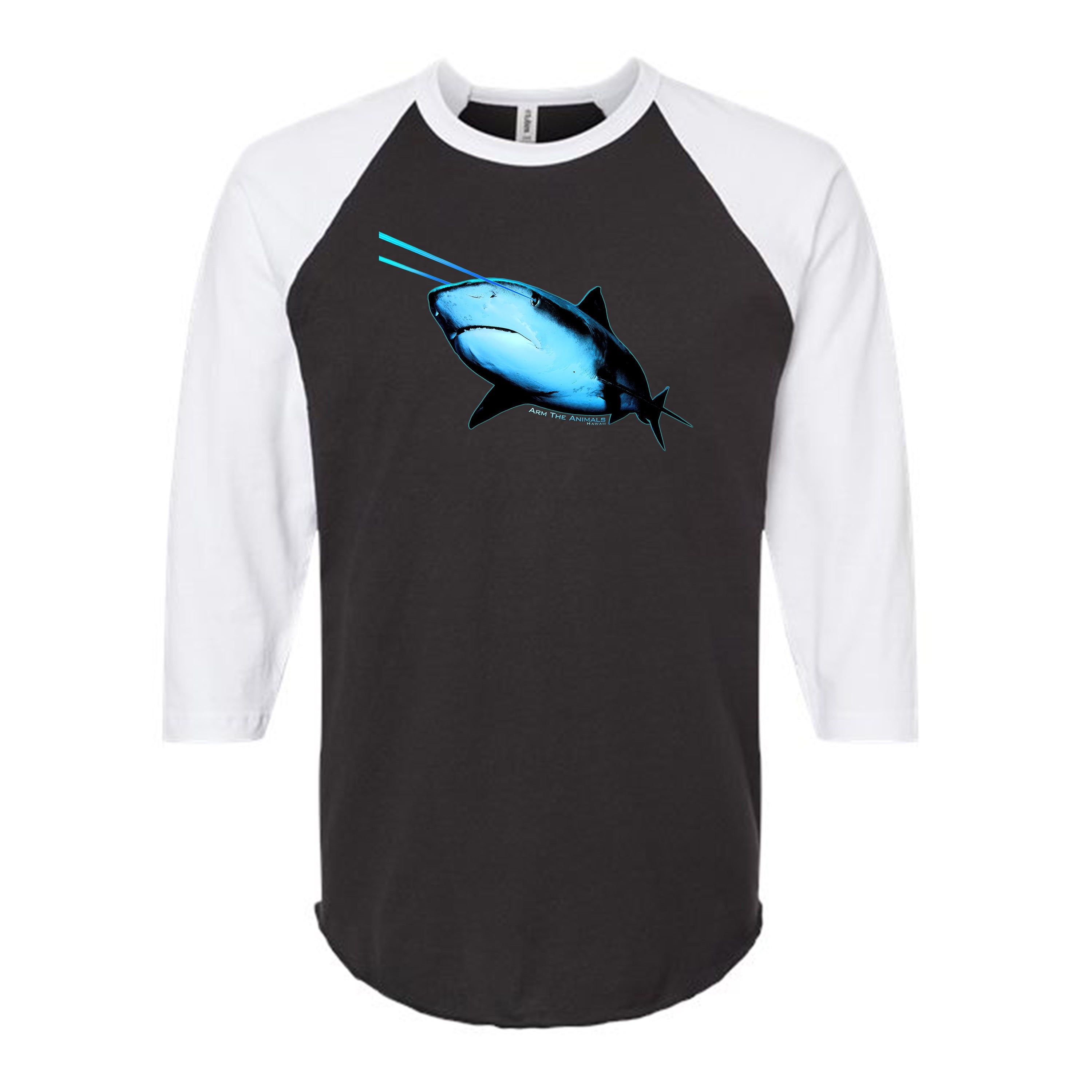 Unisex | Laser Eye Shark | Raglan
