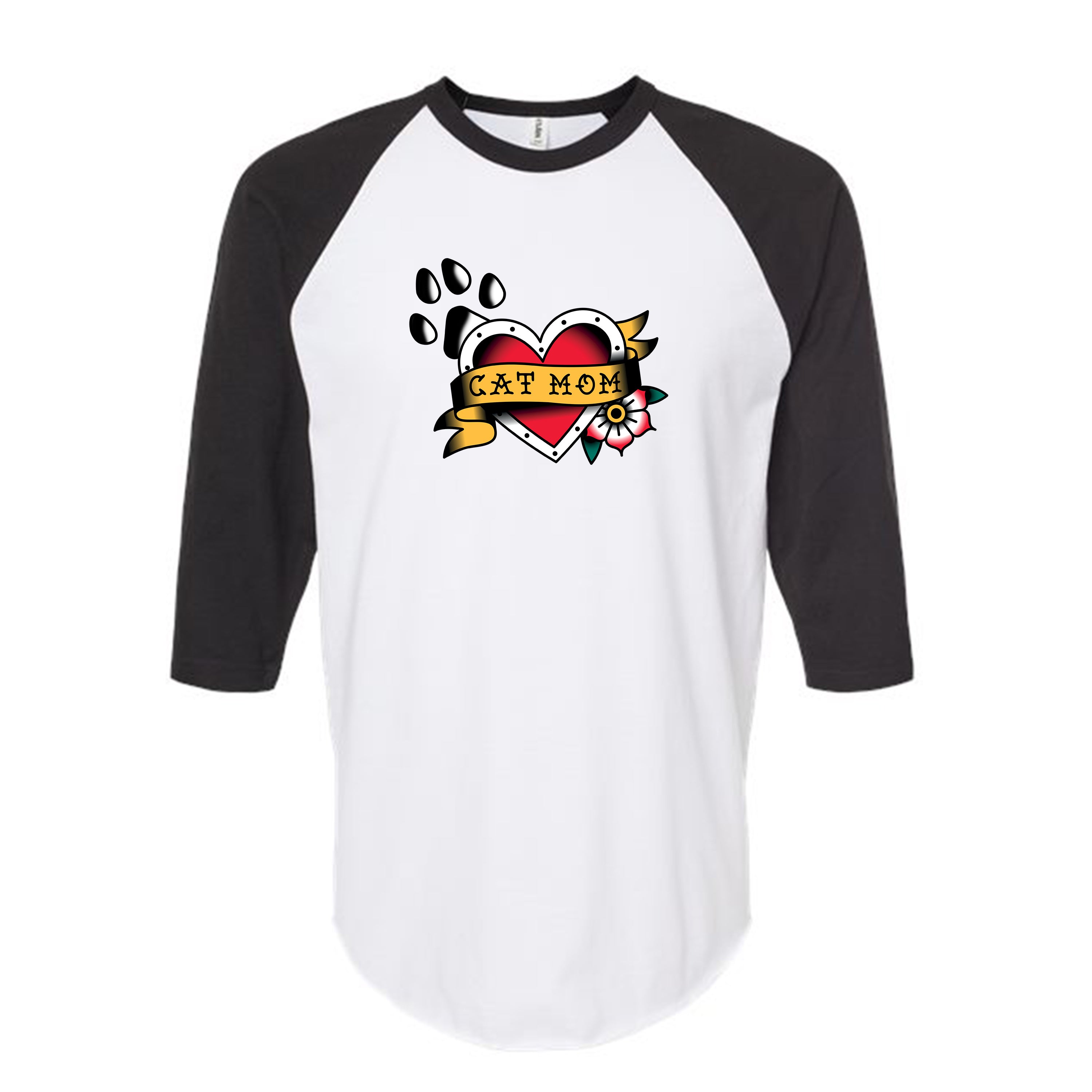 Unisex | Tattoo Cat Mom | Raglan