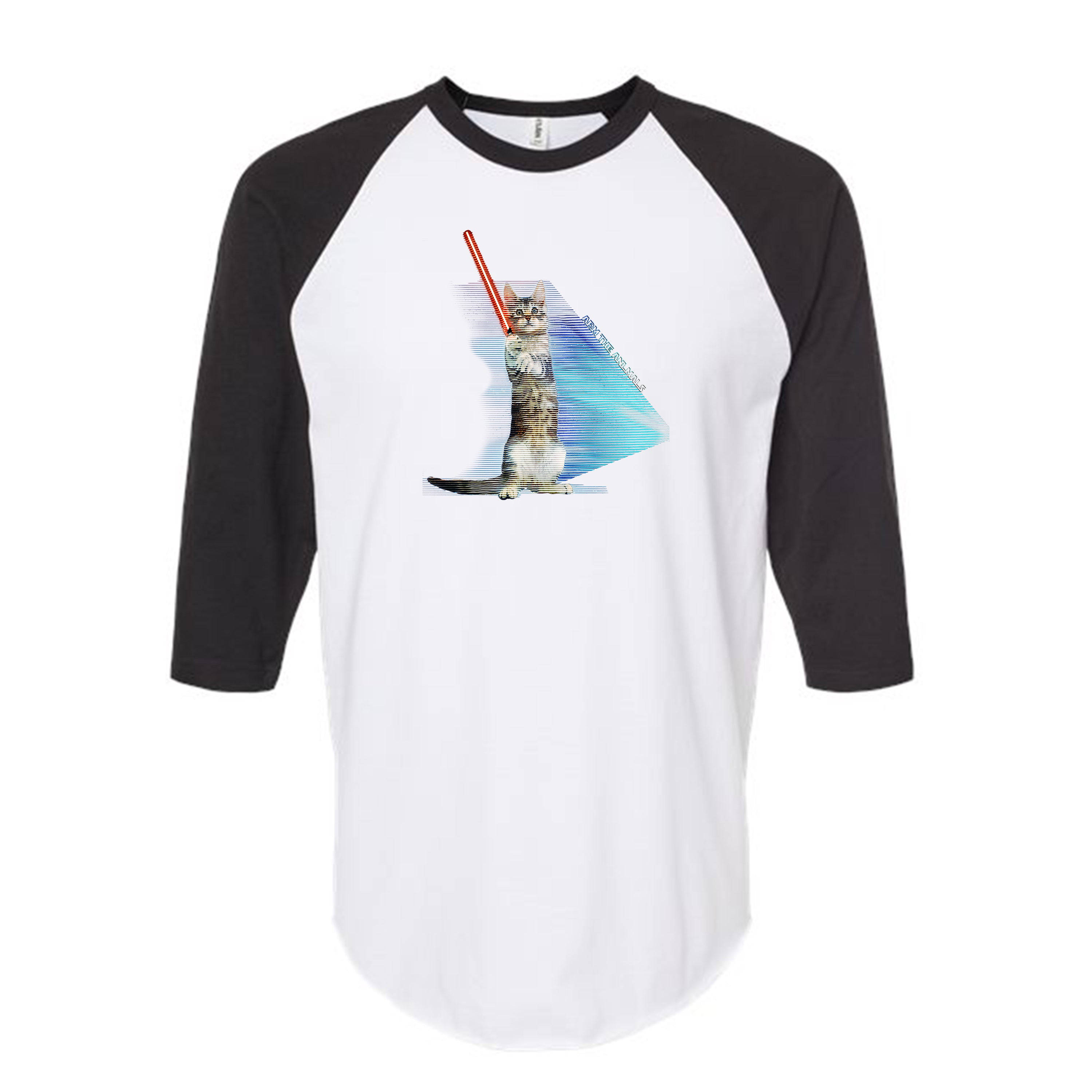 Unisex | Hologram Battle Cat | Raglan