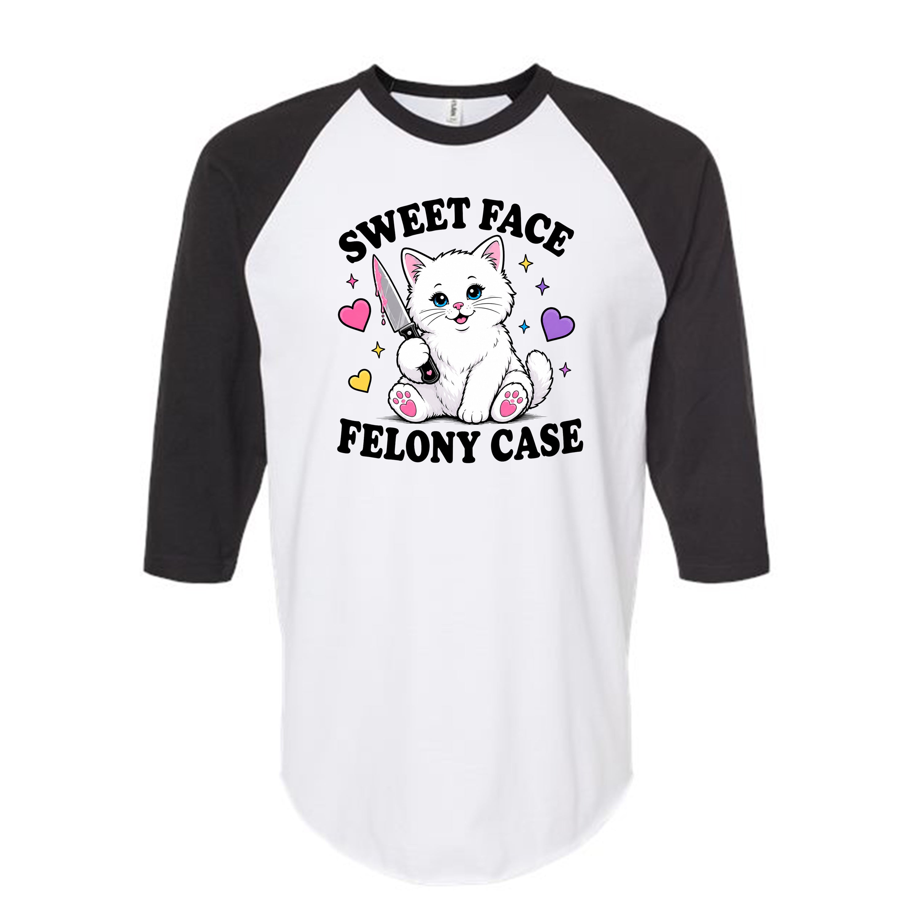 Unisex | Sweet Face Felony Case | Raglan