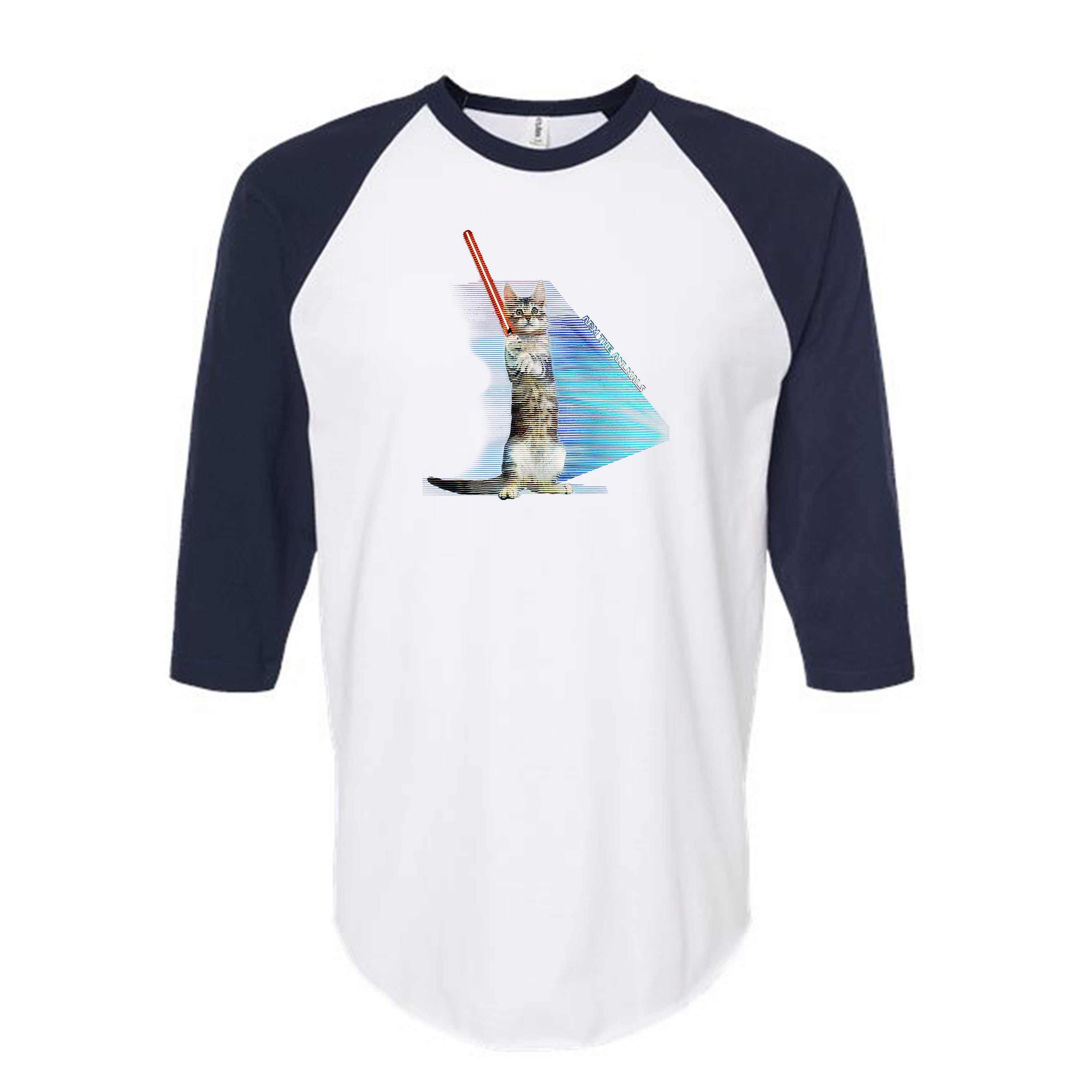 Unisex | Hologram Battle Cat | Raglan
