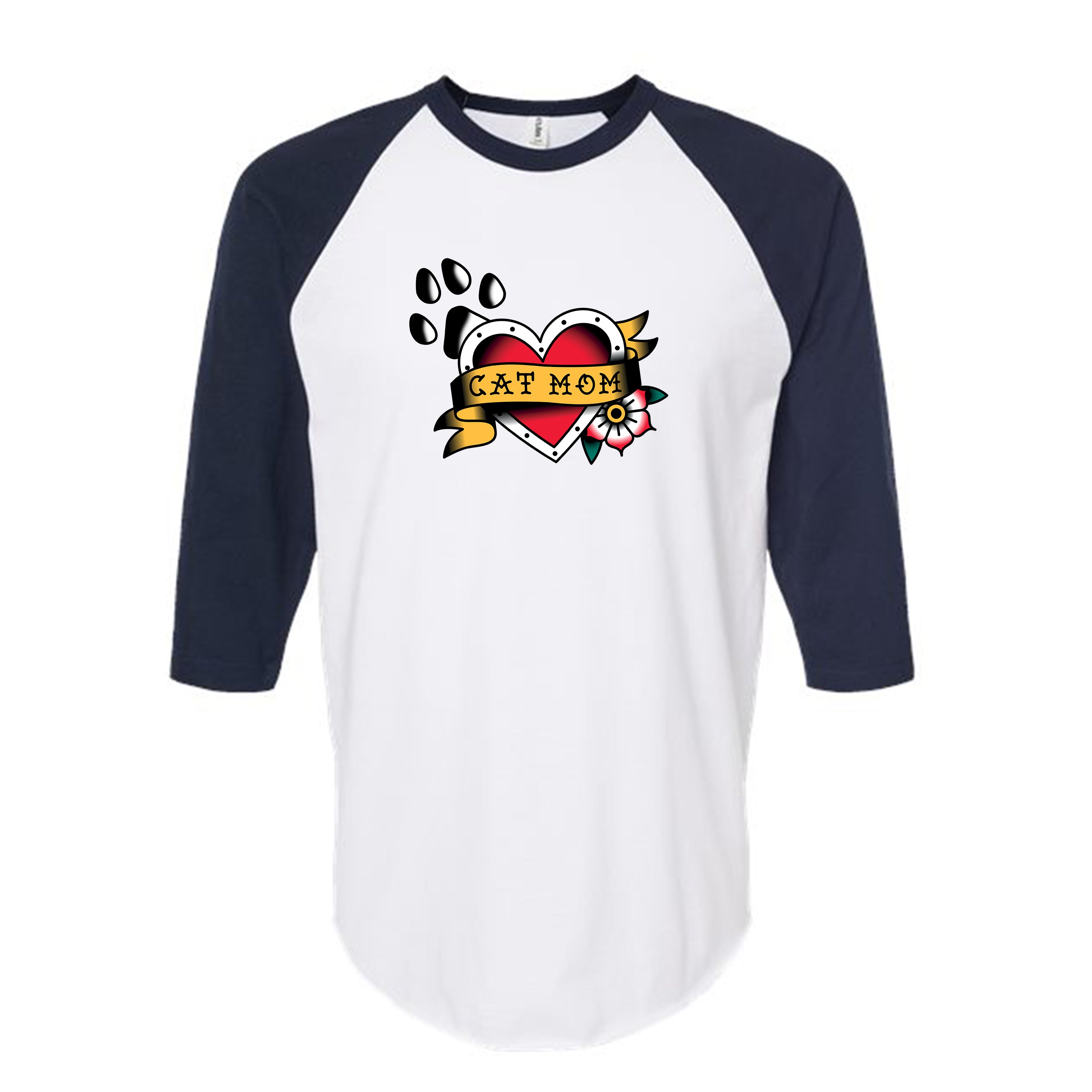 Unisex | Tattoo Cat Mom | Raglan