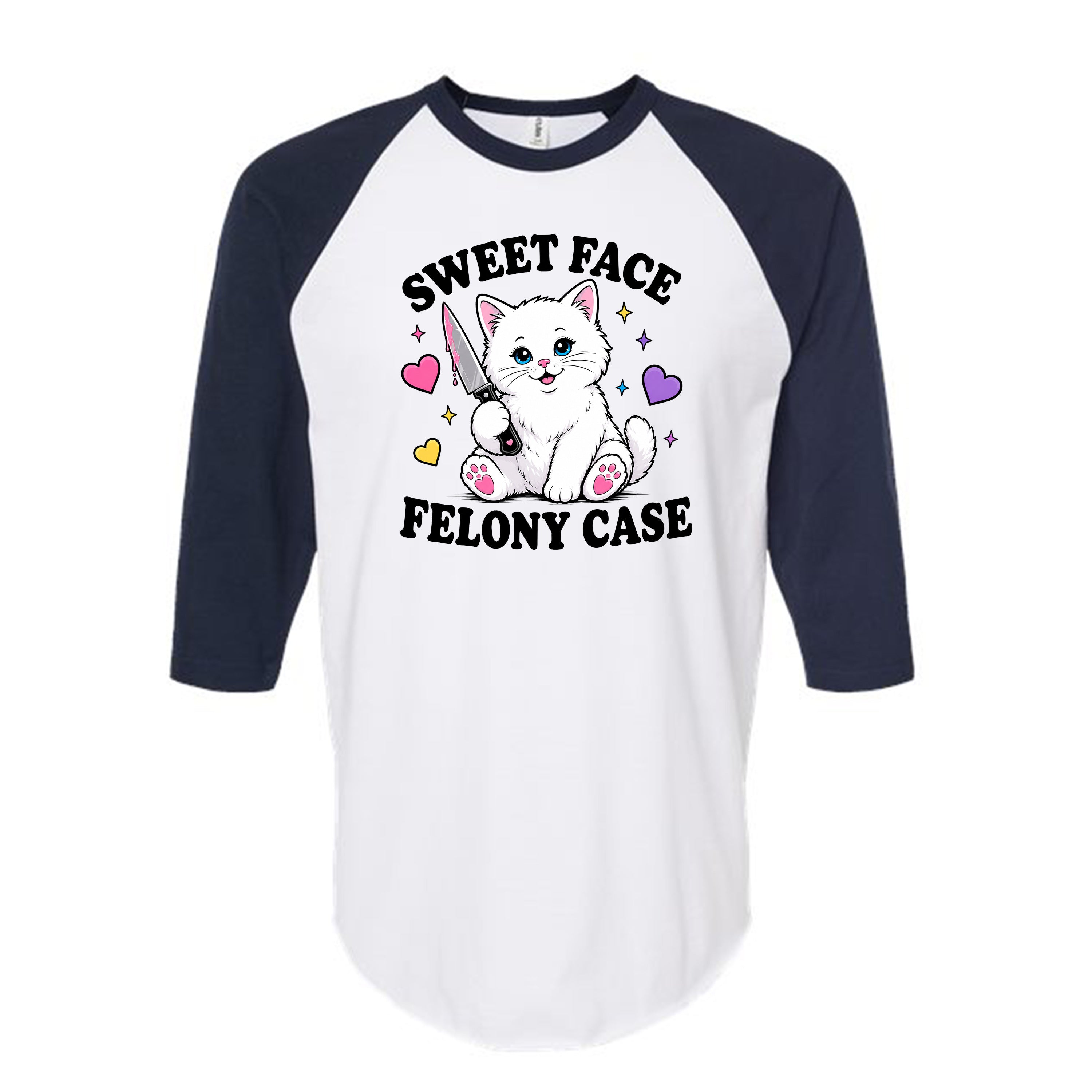 Unisex | Sweet Face Felony Case | Raglan