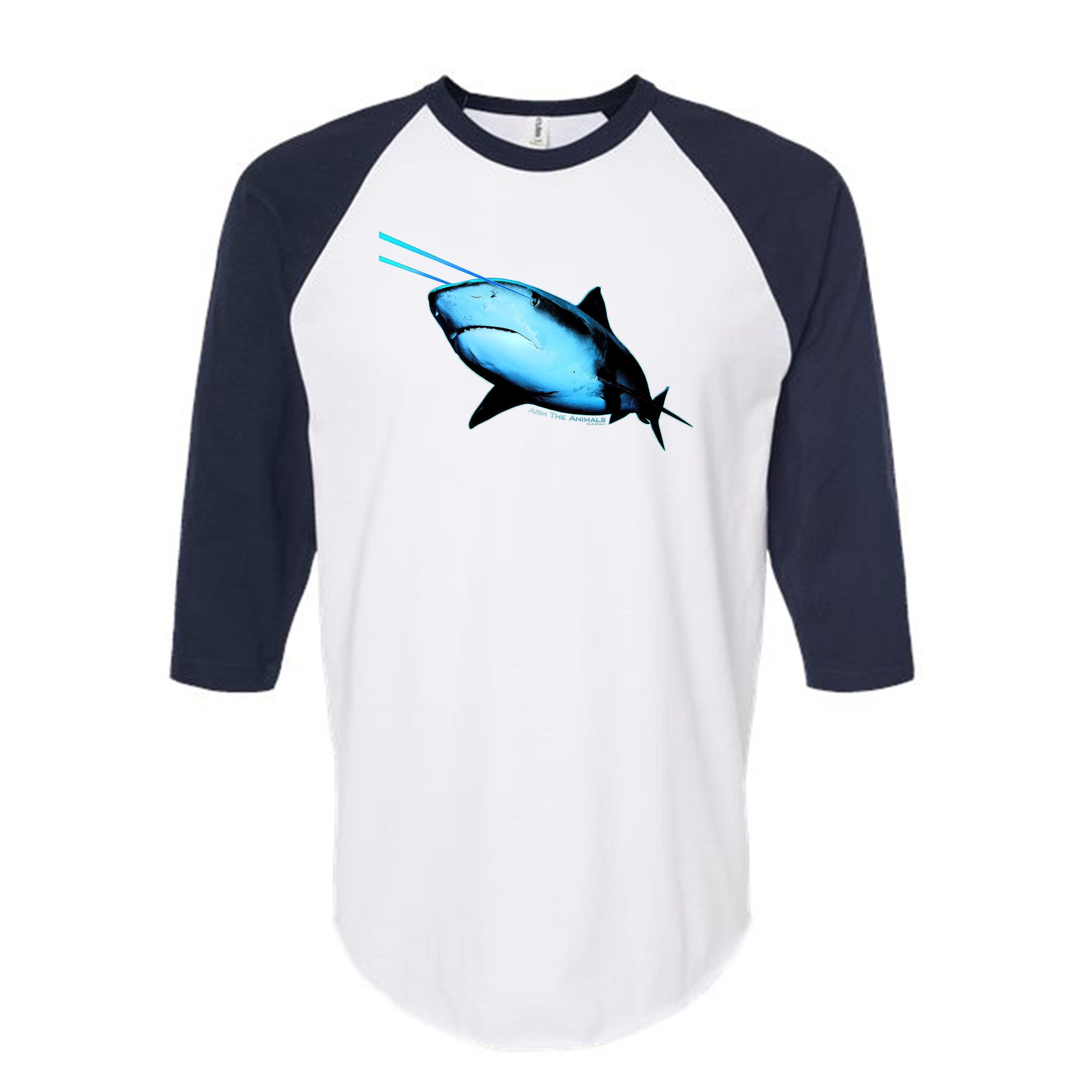 Unisex | Laser Eye Shark | Raglan