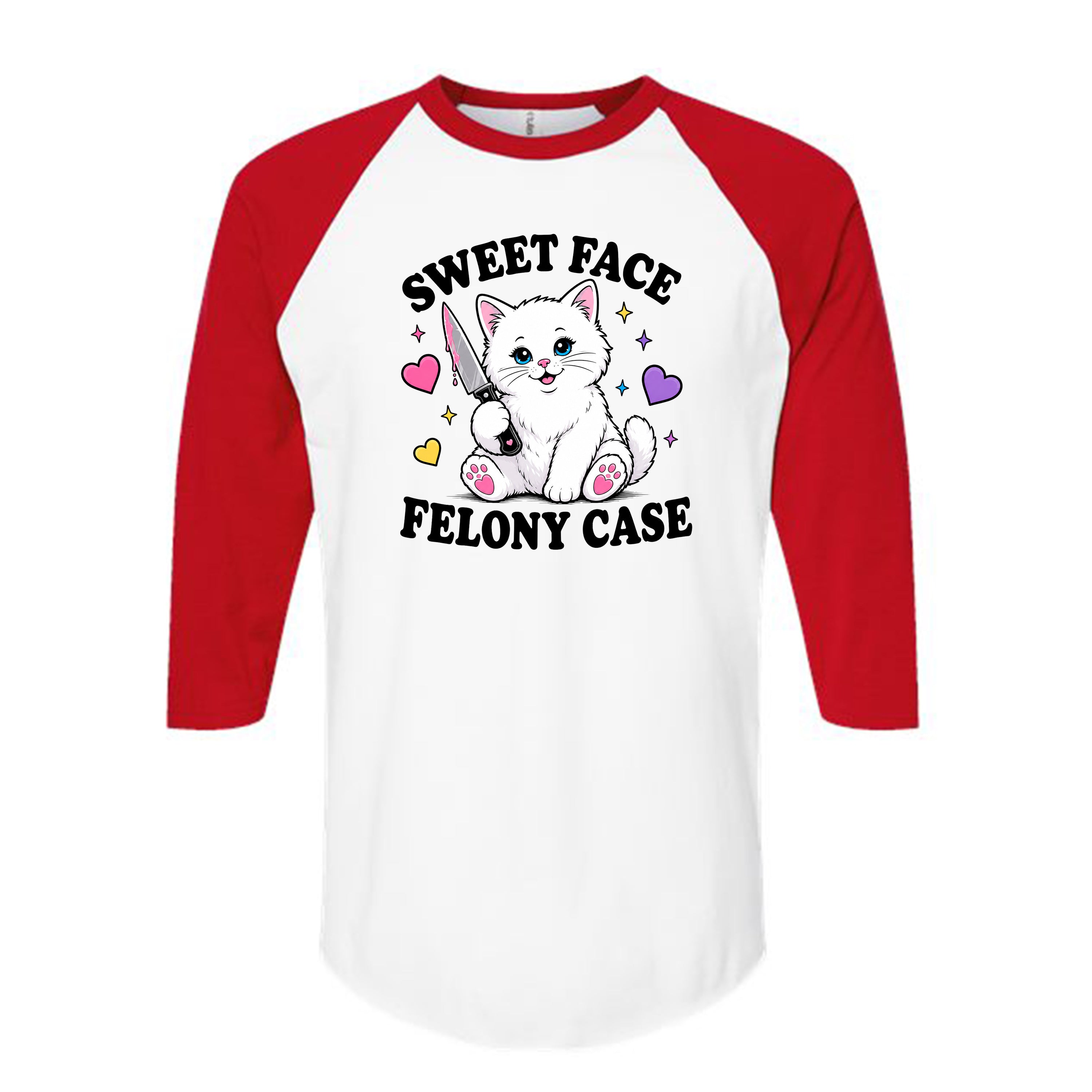 Unisex | Sweet Face Felony Case | Raglan