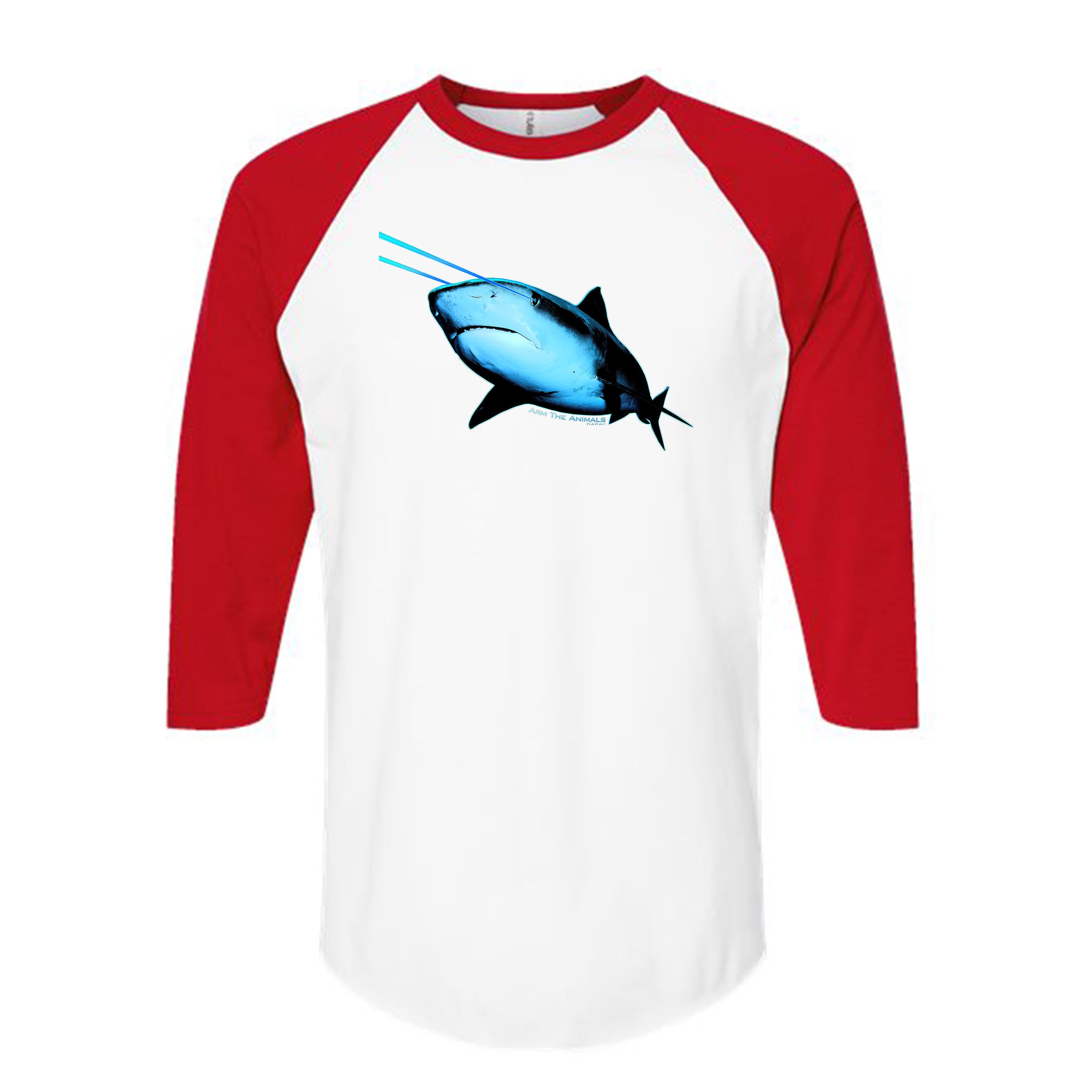 Unisex | Laser Eye Shark | Raglan