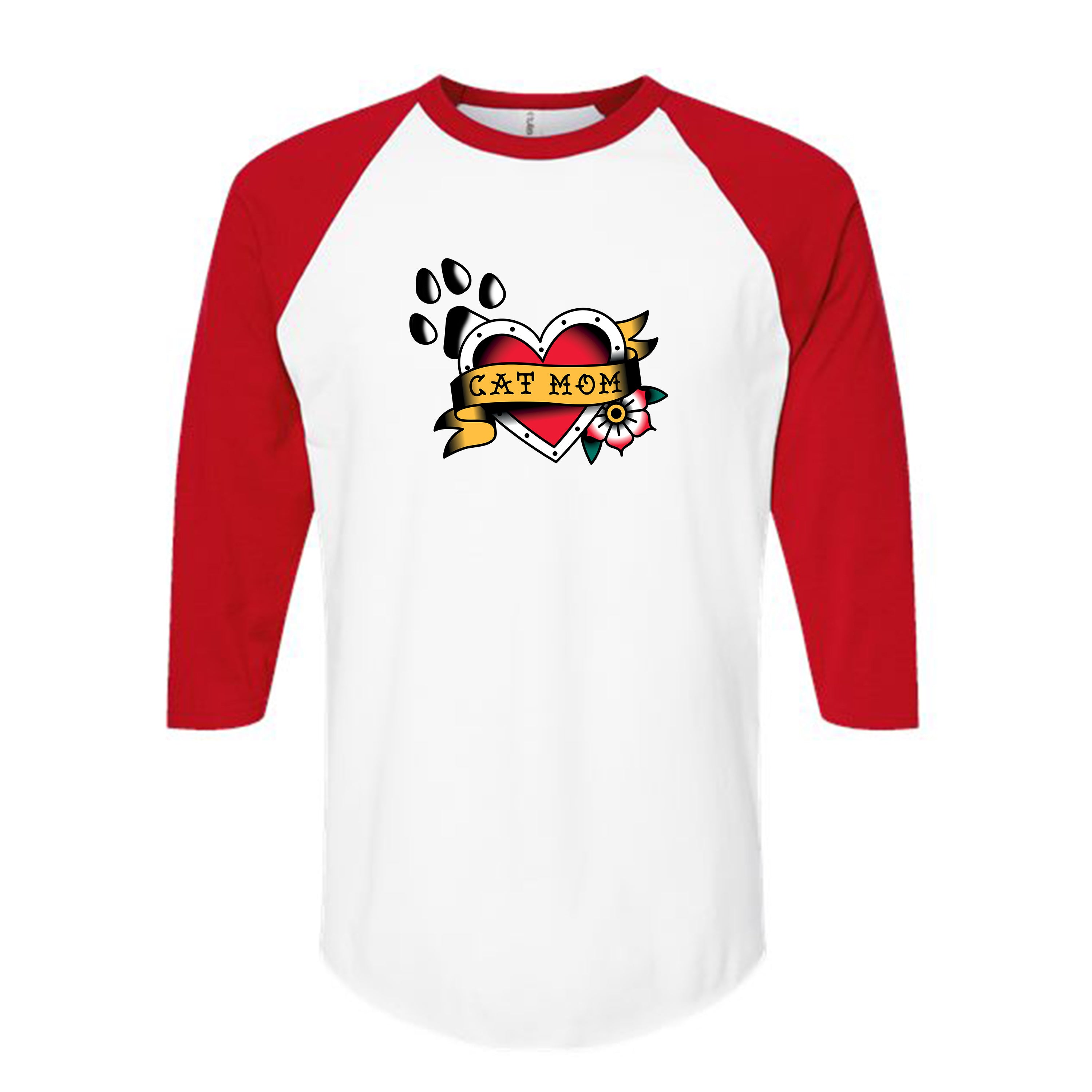 Unisex | Tattoo Cat Mom | Raglan