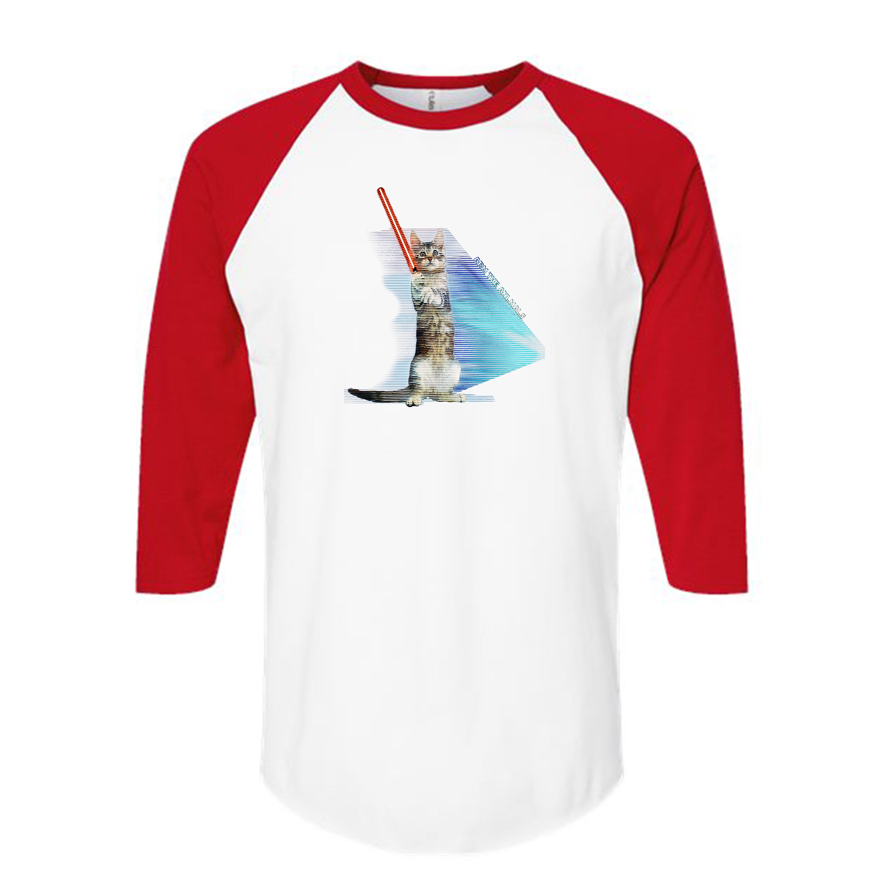 Unisex | Hologram Battle Cat | Raglan