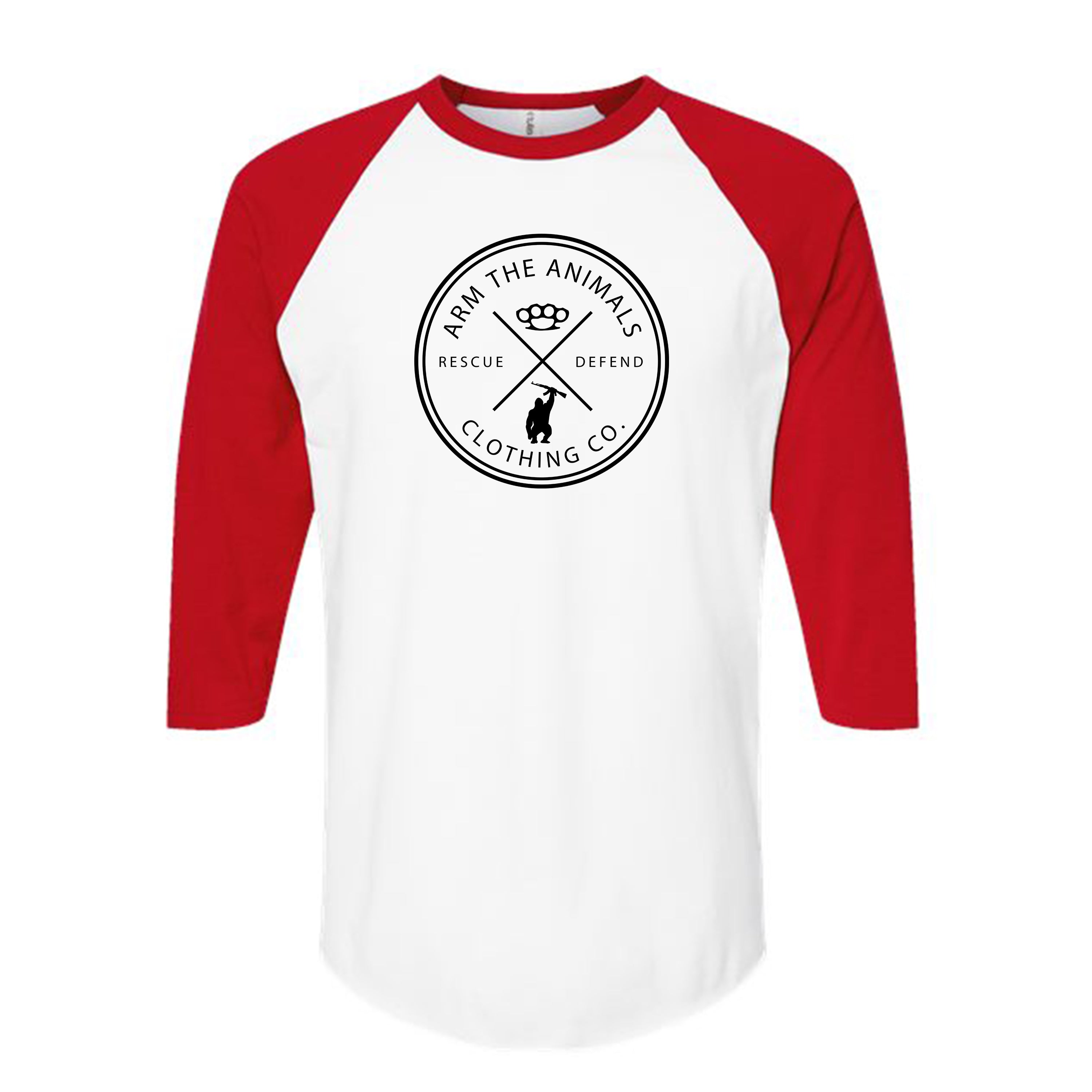 Unisex | Rescue Knuckles Logo | Raglan