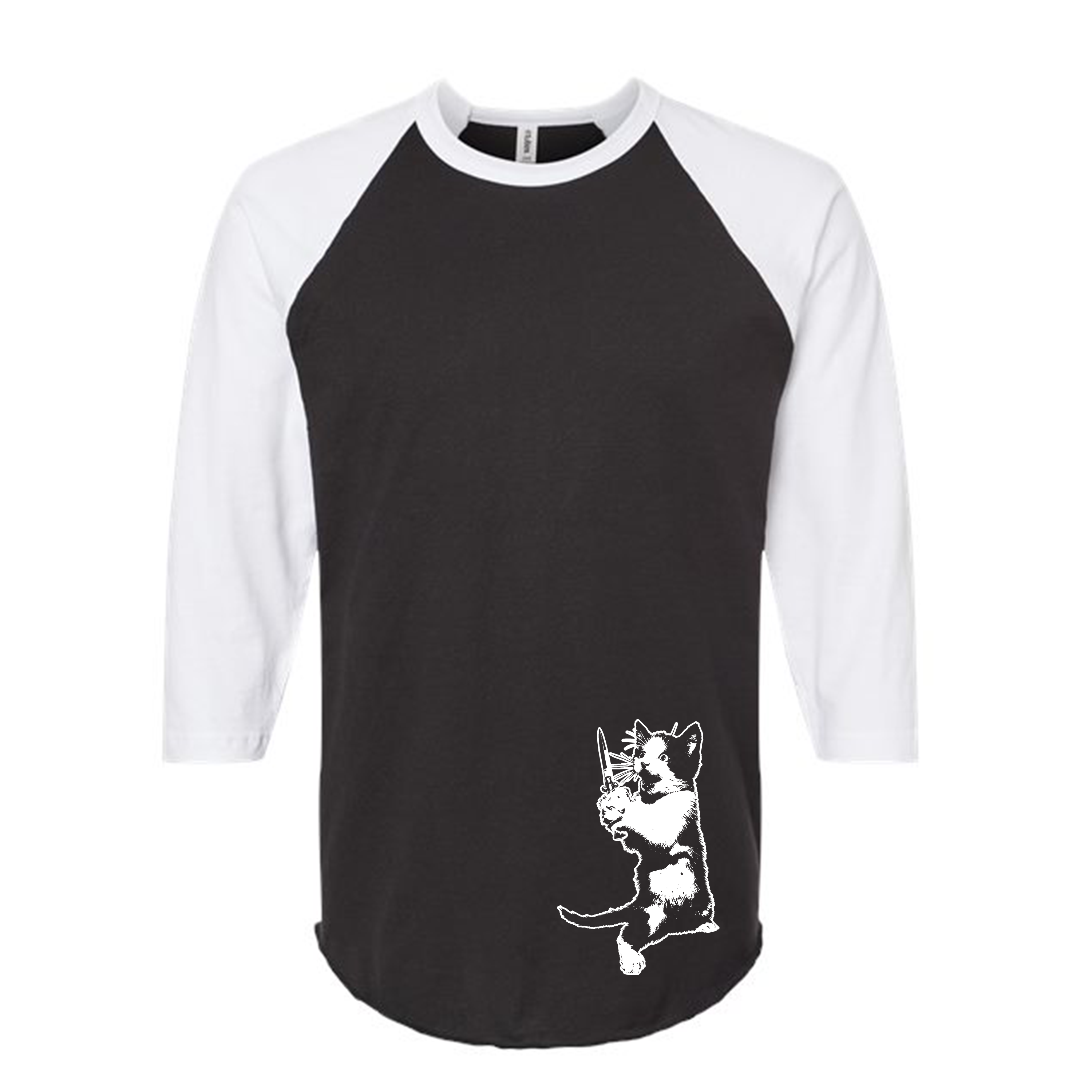 Unisex | Cat The Ripper | Raglan