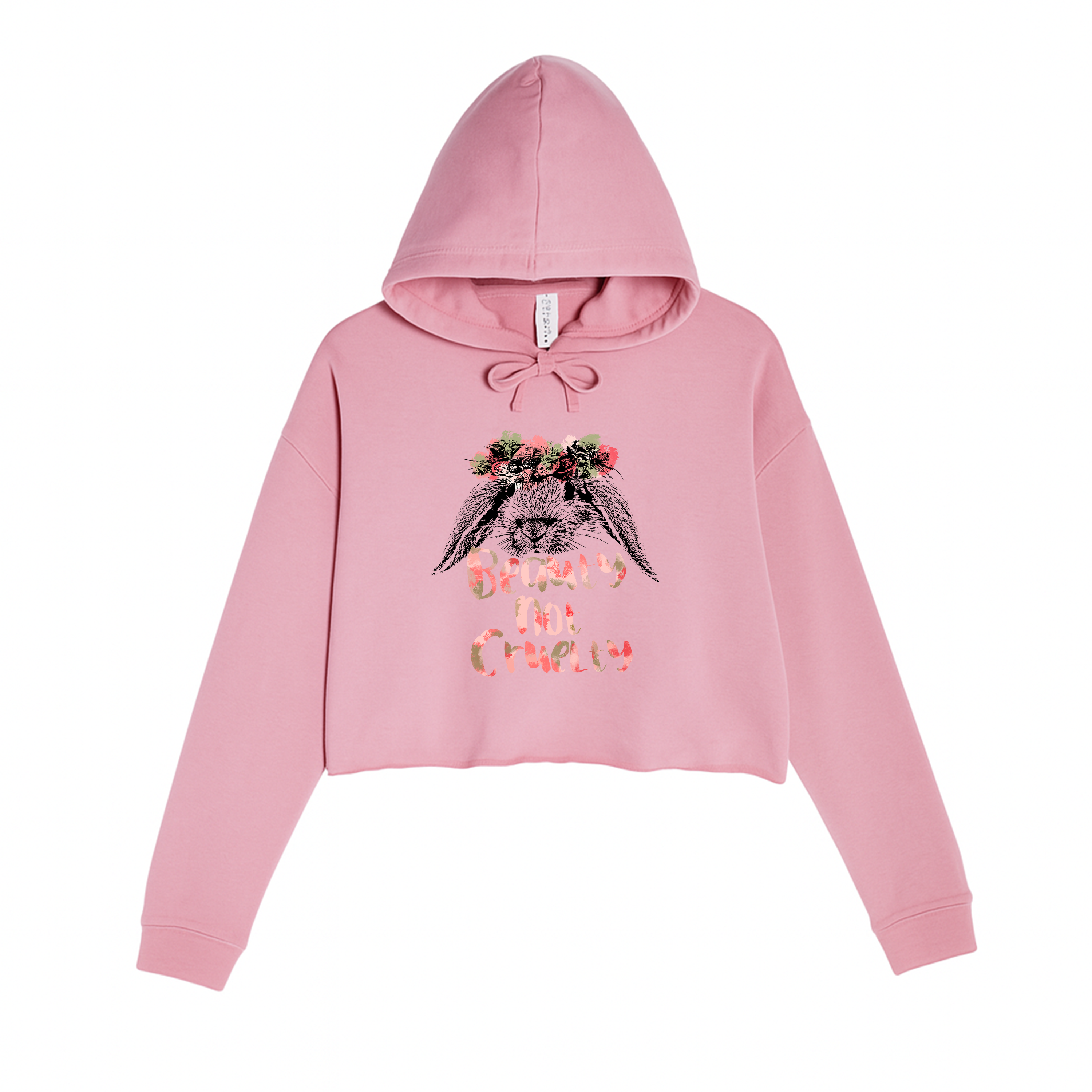 Women's | Beauty Not Cruelty | Crop Hoodie