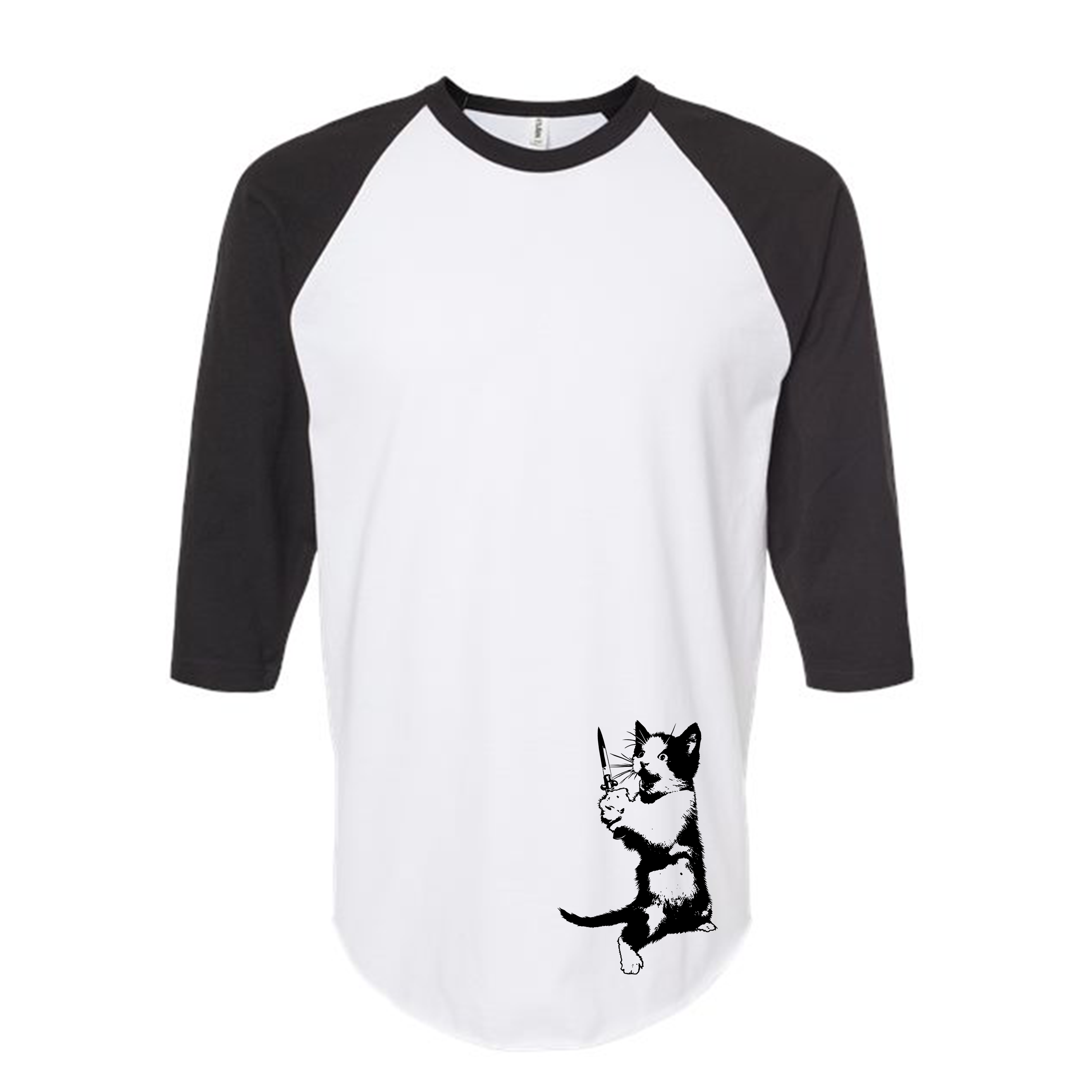 Unisex | Cat The Ripper | Raglan
