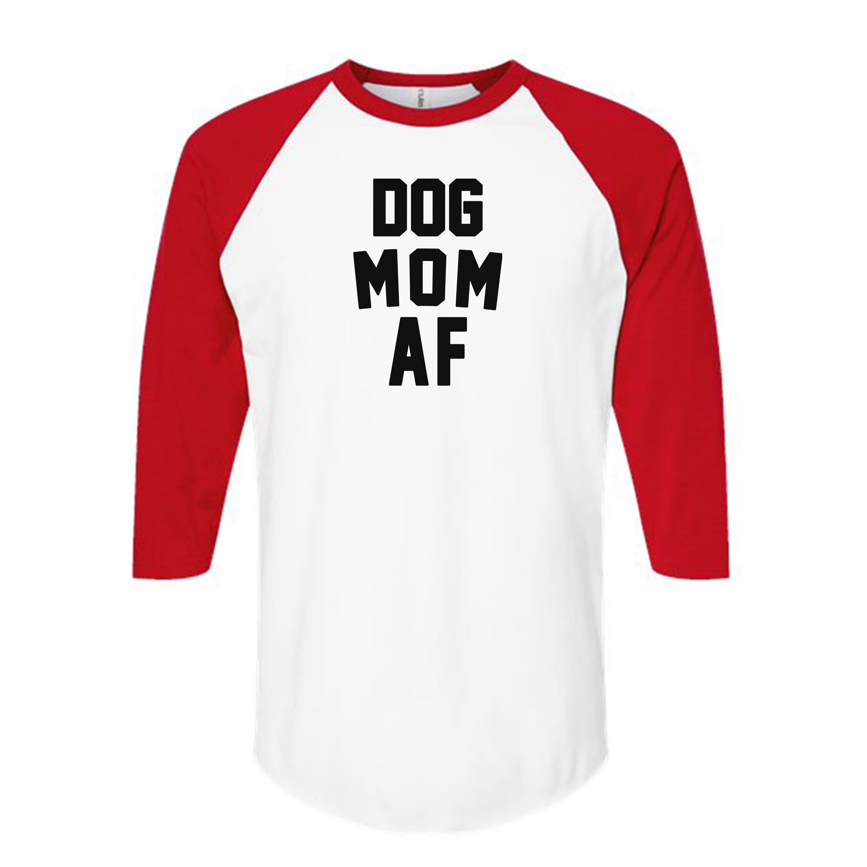 Unisex | Dog Mom AF | Raglan