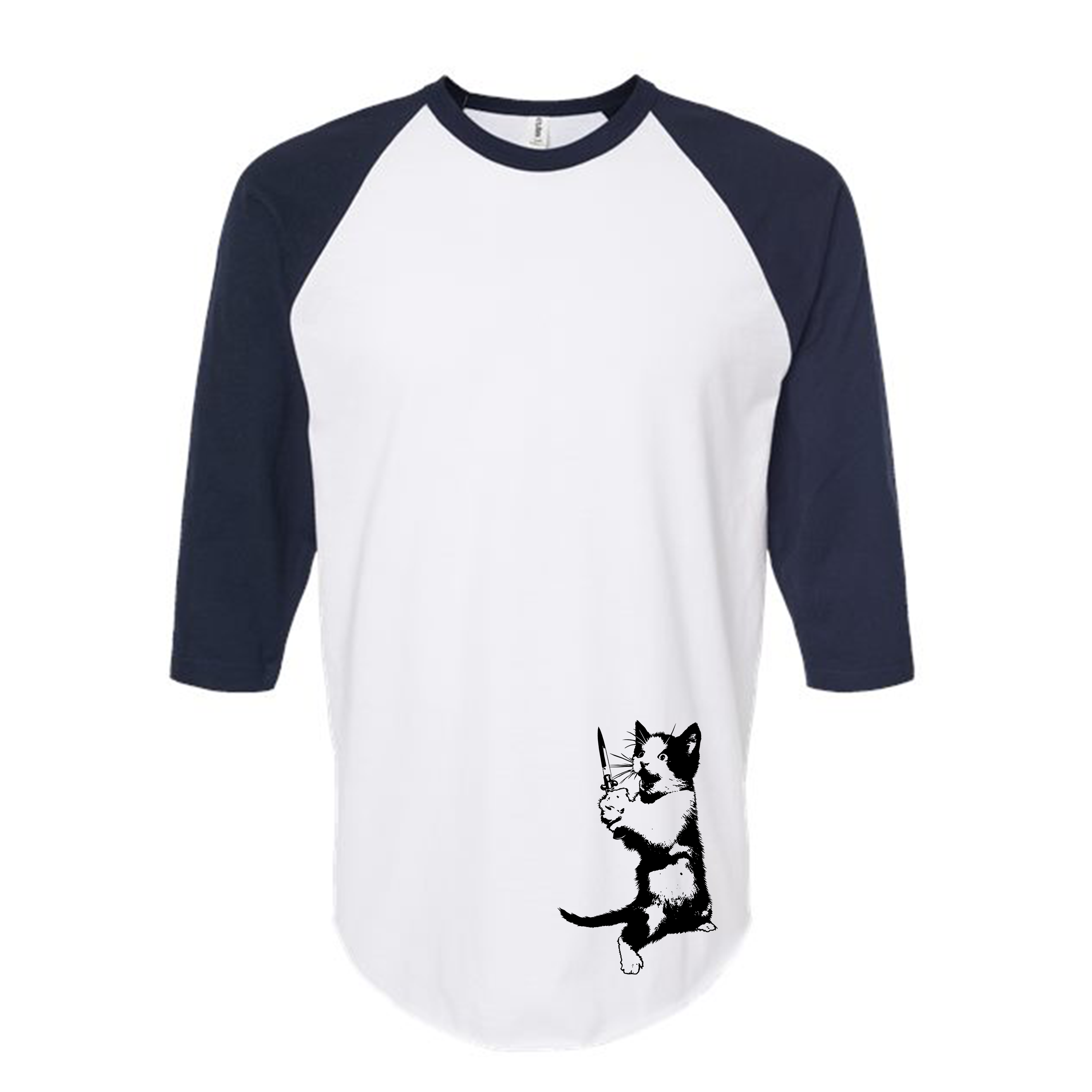 Unisex | Cat The Ripper | Raglan