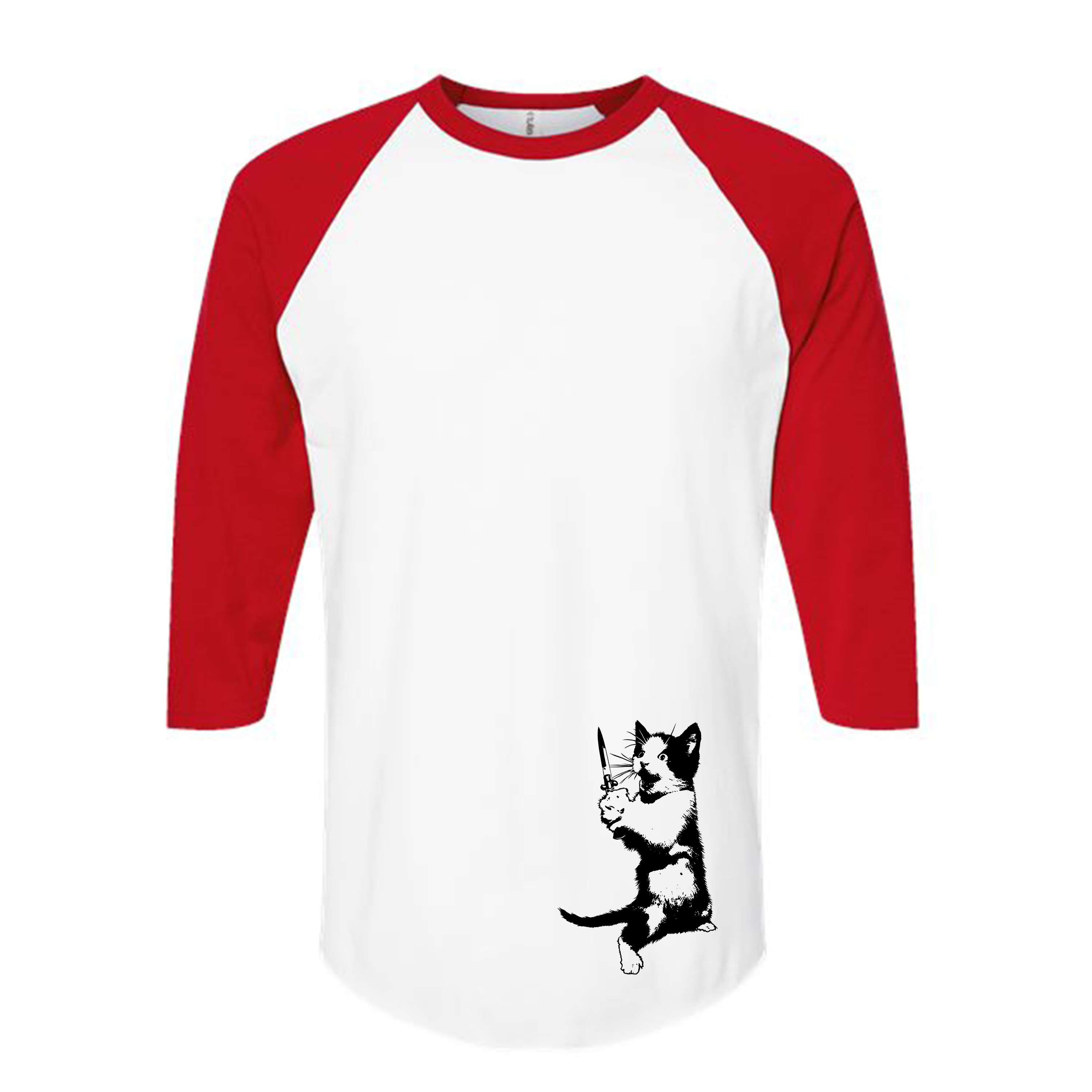 Unisex | Cat The Ripper | Raglan