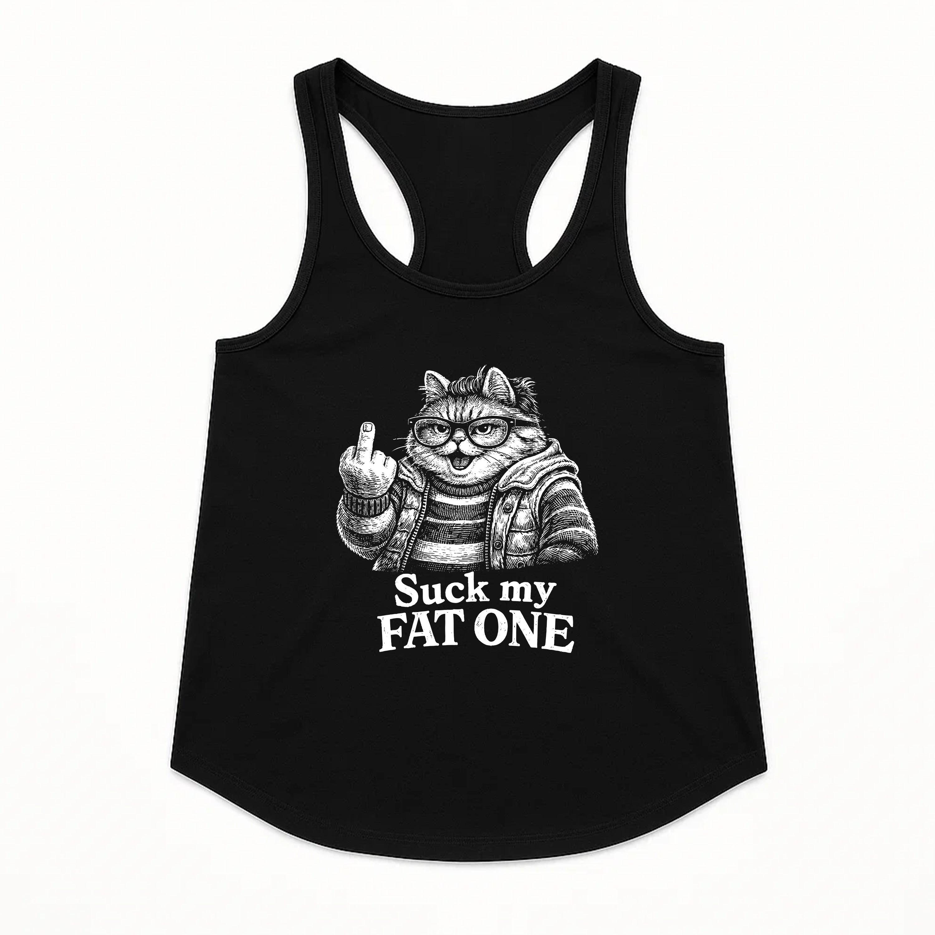 Women's | Suck My Fat One | Racerback Tank