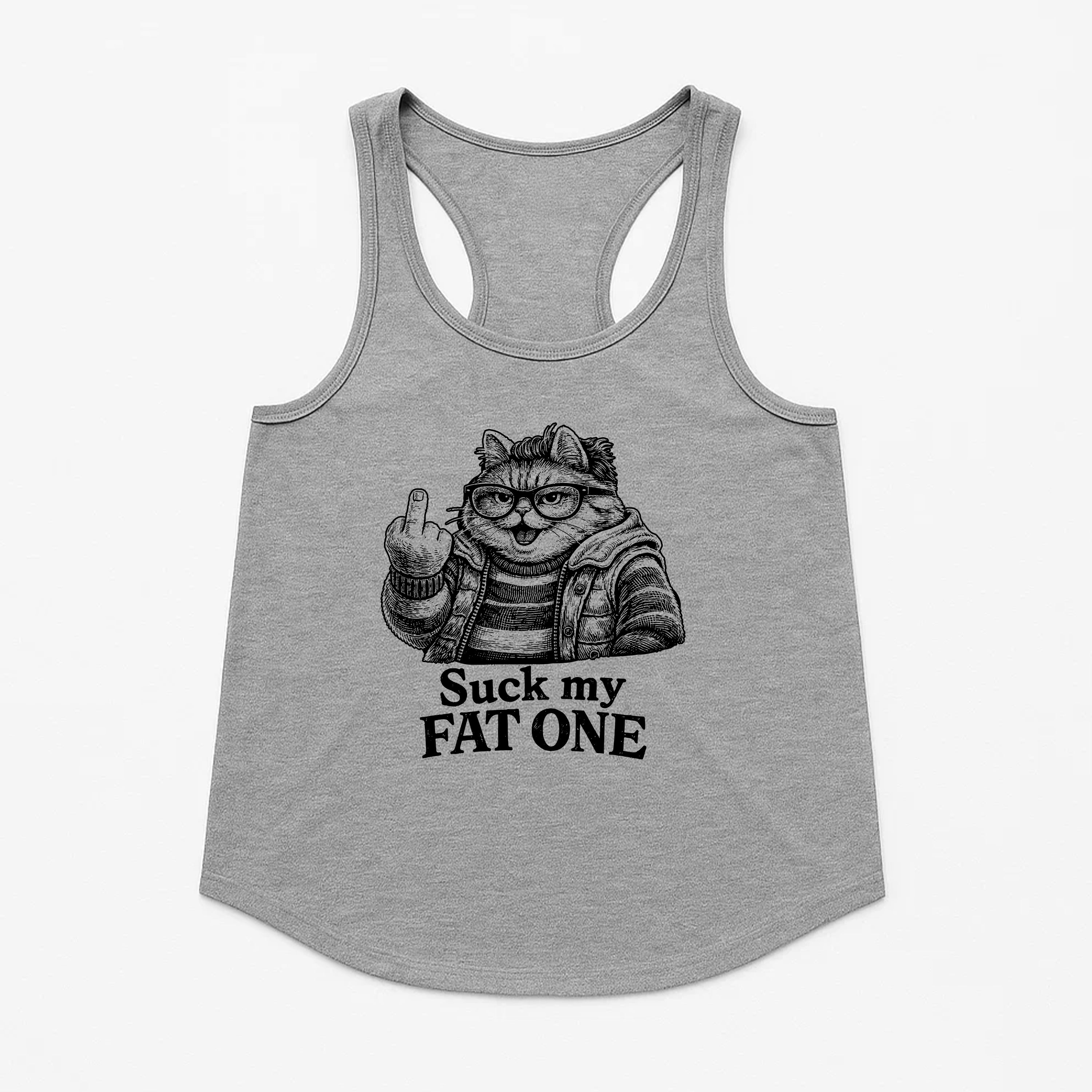 Women's | Suck My Fat One | Racerback Tank
