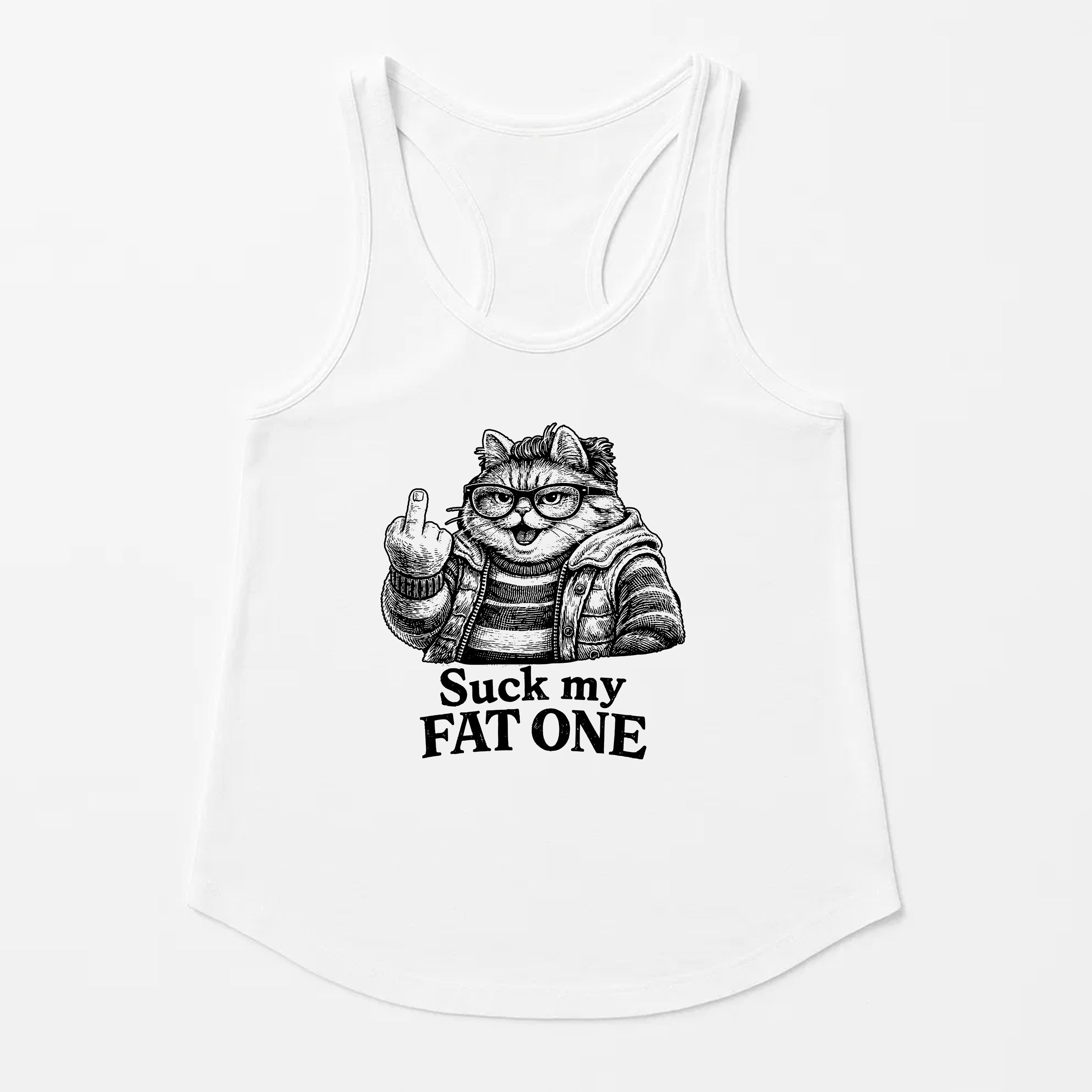 Women's | Suck My Fat One | Racerback Tank