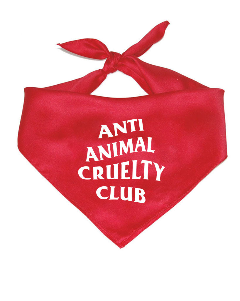 Accessory | Anti Animal Cruelty Club | Square Cotton Bandana