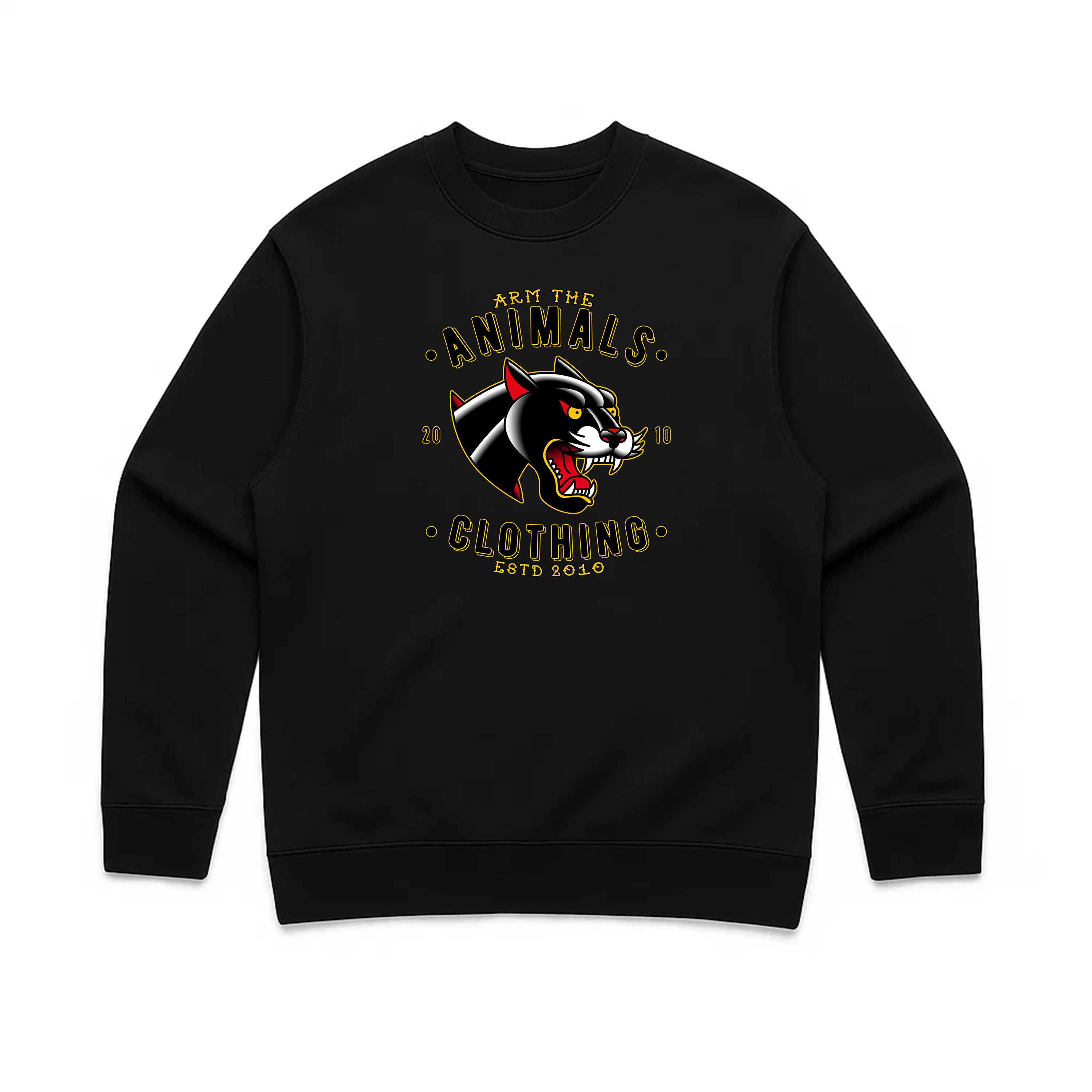 Unisex | Varsity Panther | Crewneck Sweatshirt