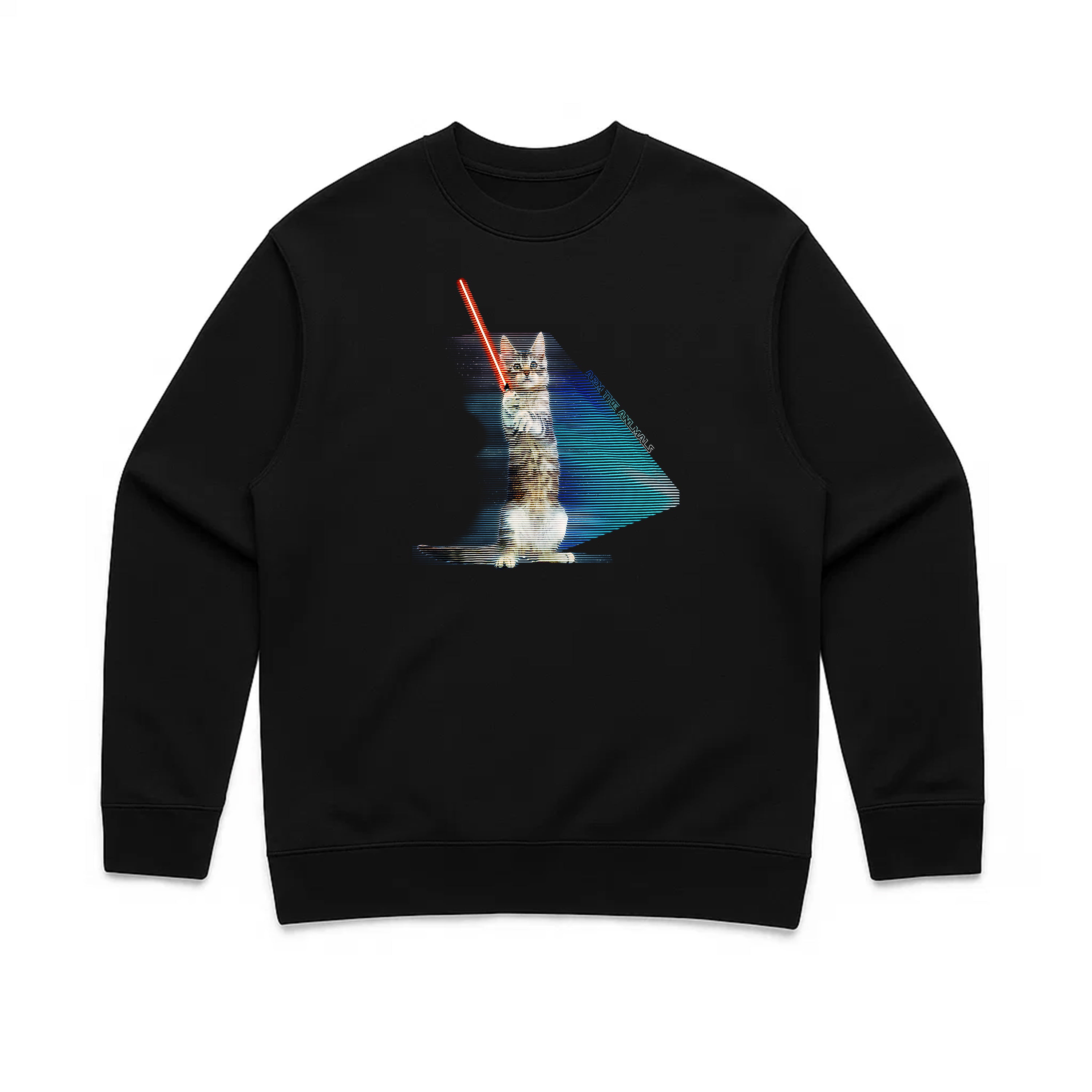 Unisex | Hologram Battle Cat | Crewneck Sweatshirt