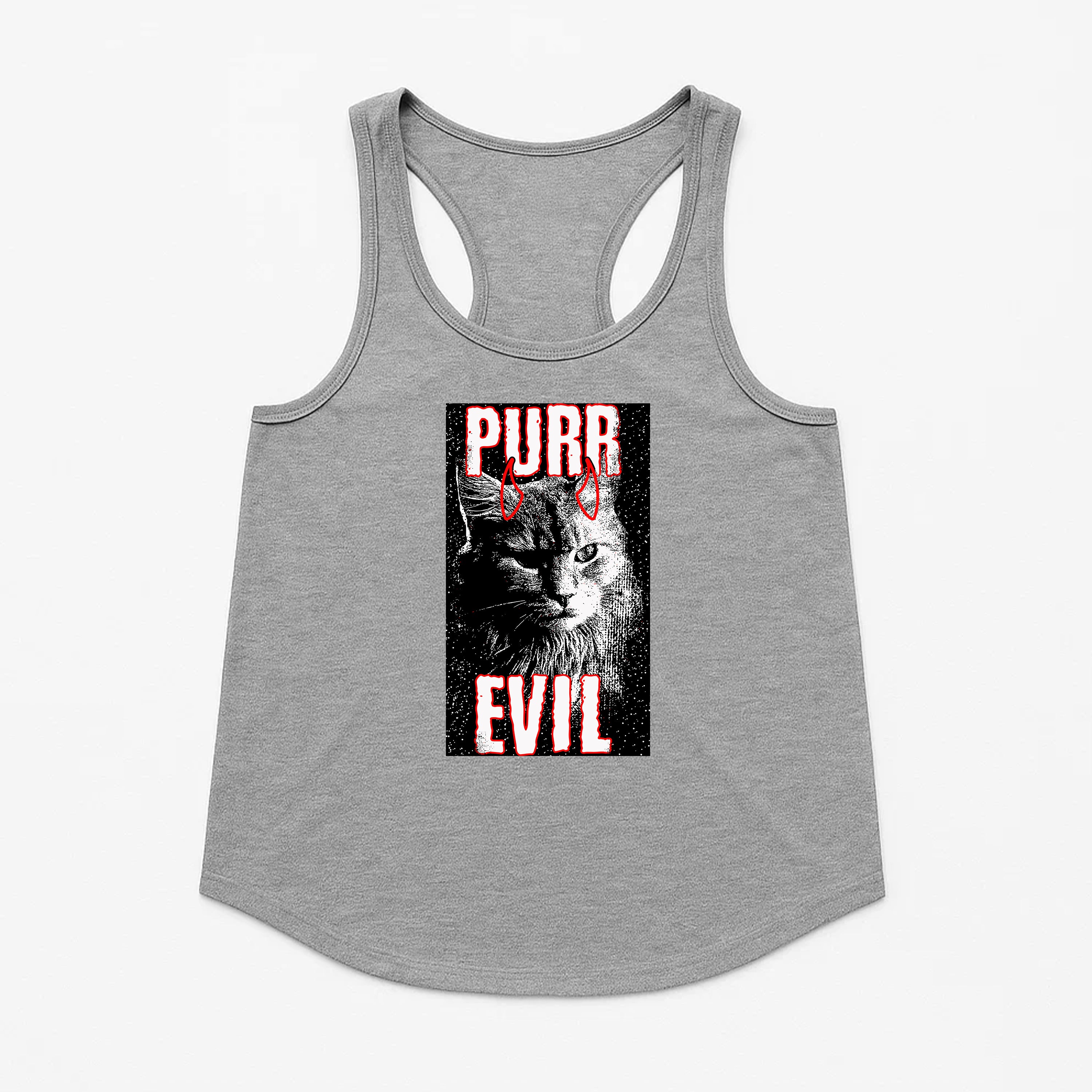 Women's | Purr Evil | Racerback Tank