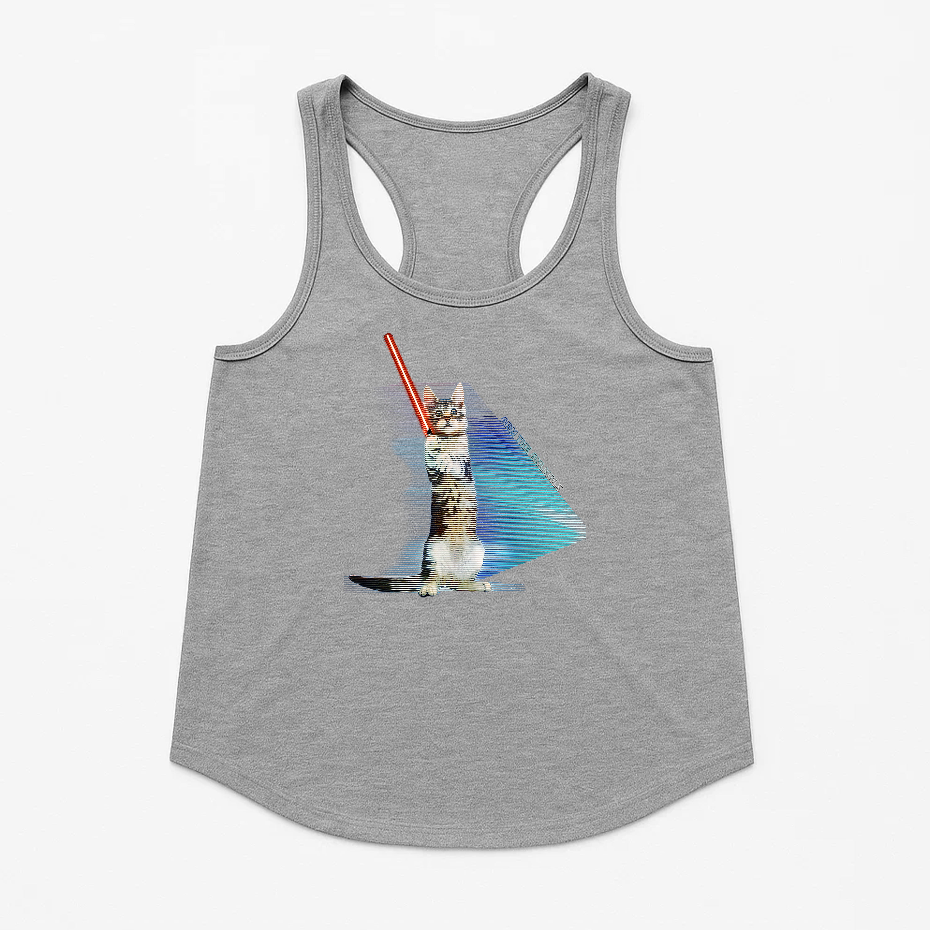 Women's | Hologram Battle Cat | Racerback Tank