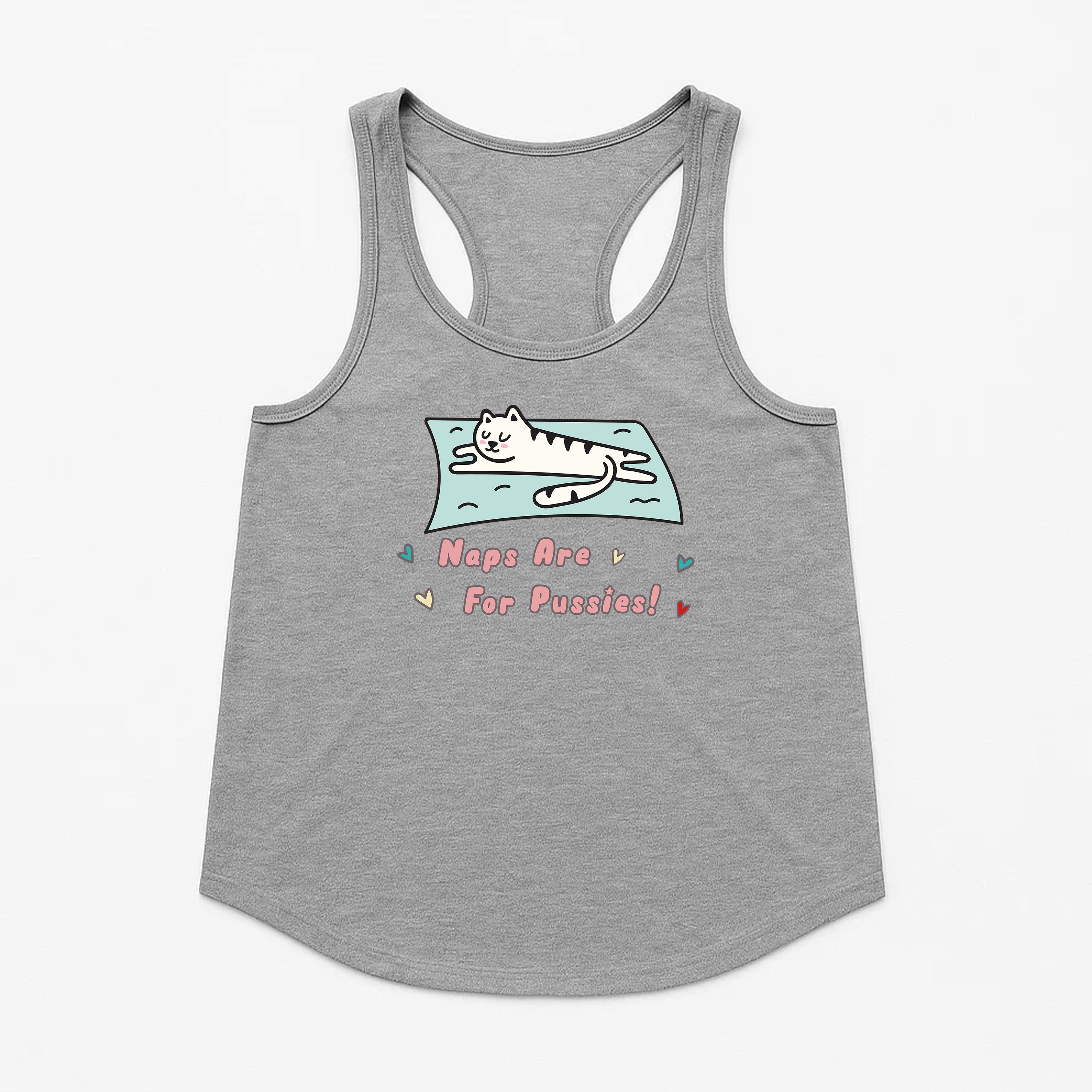 Women's | Naps Are For Pussies | Racerback Tank