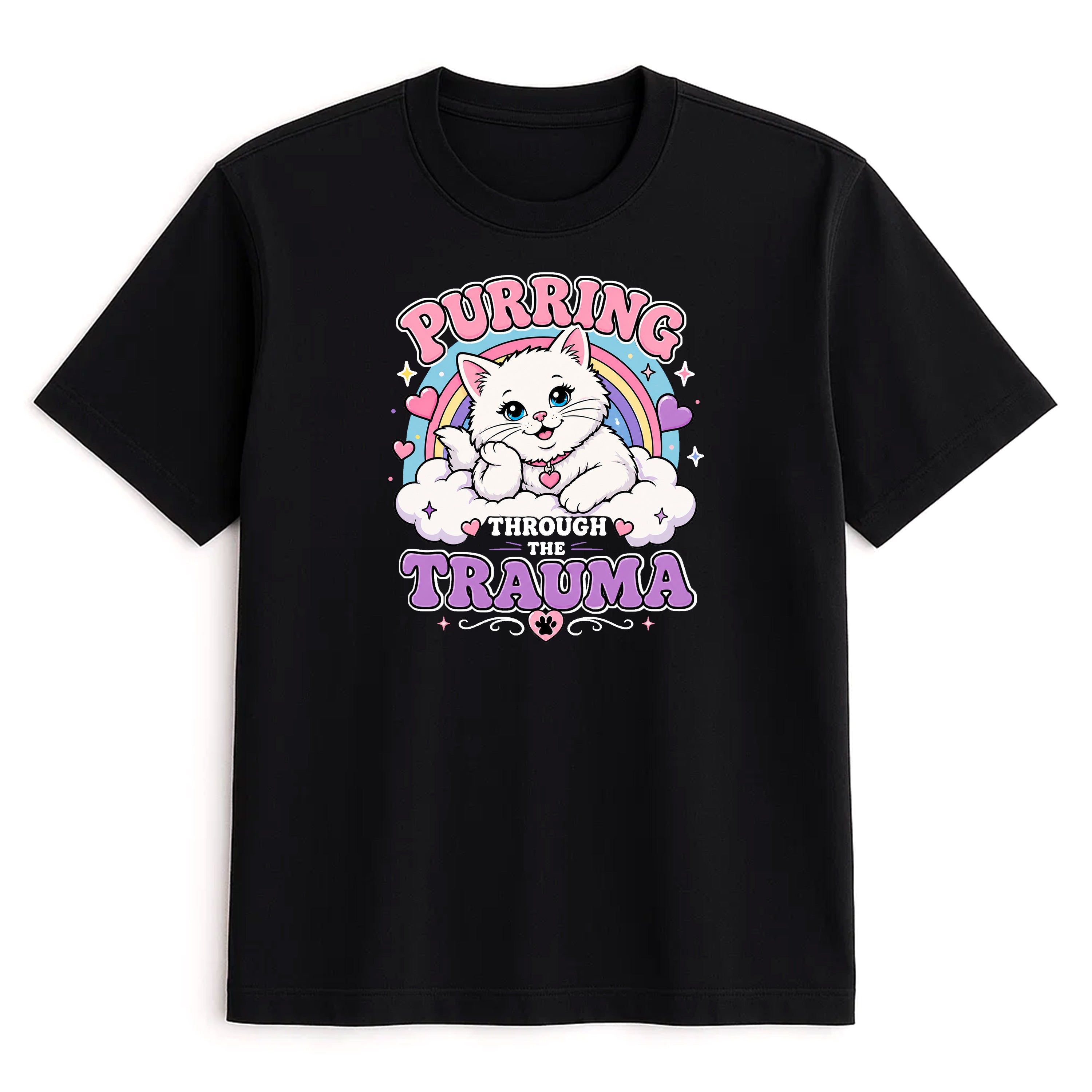 Unisex | Purring Through Trauma | Tee
