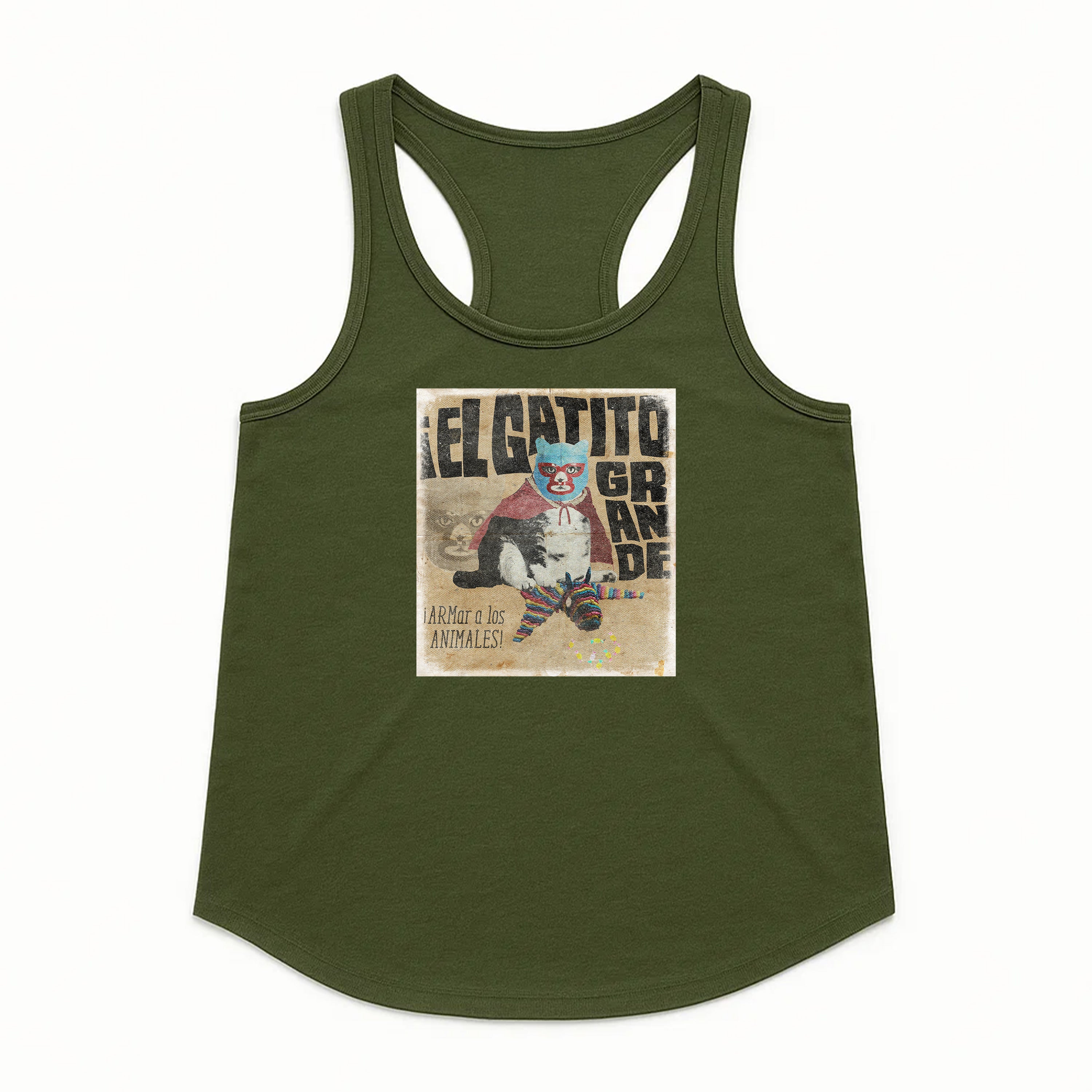 Women's | El Gatito Grande | Racerback Tank