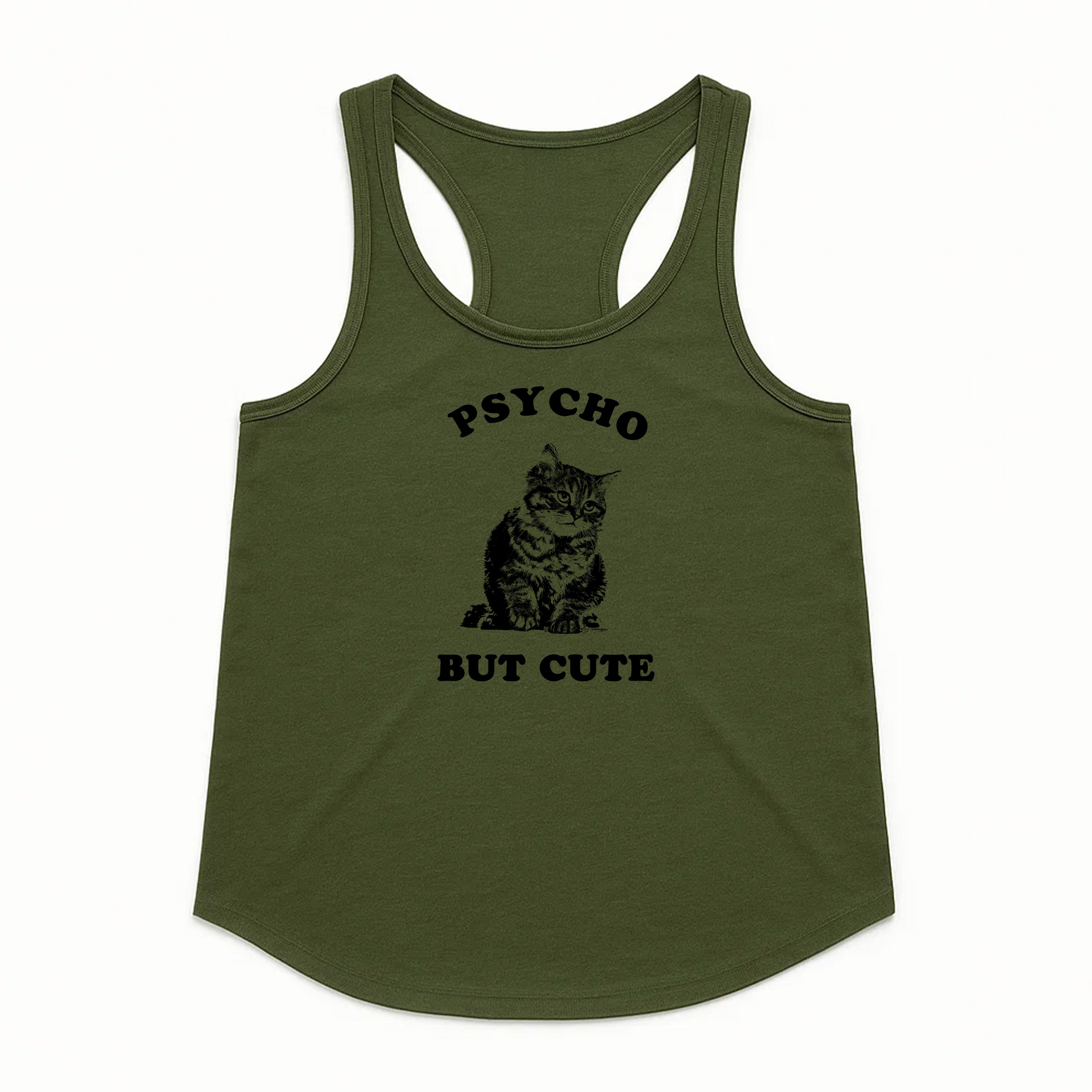 Women's | Cute But Psycho | Racerback Tank