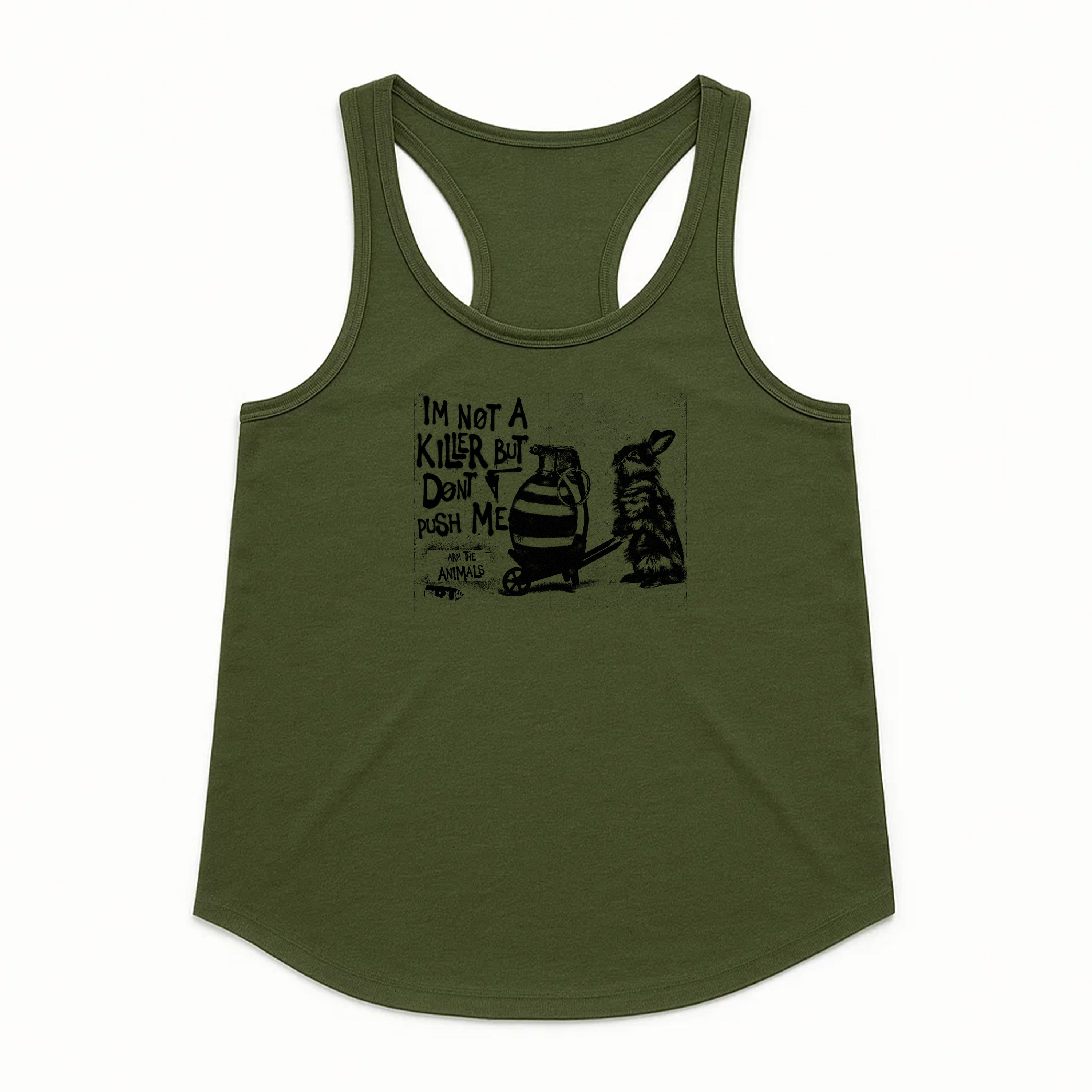 Women's | Don't Push Me | Racerback Tank