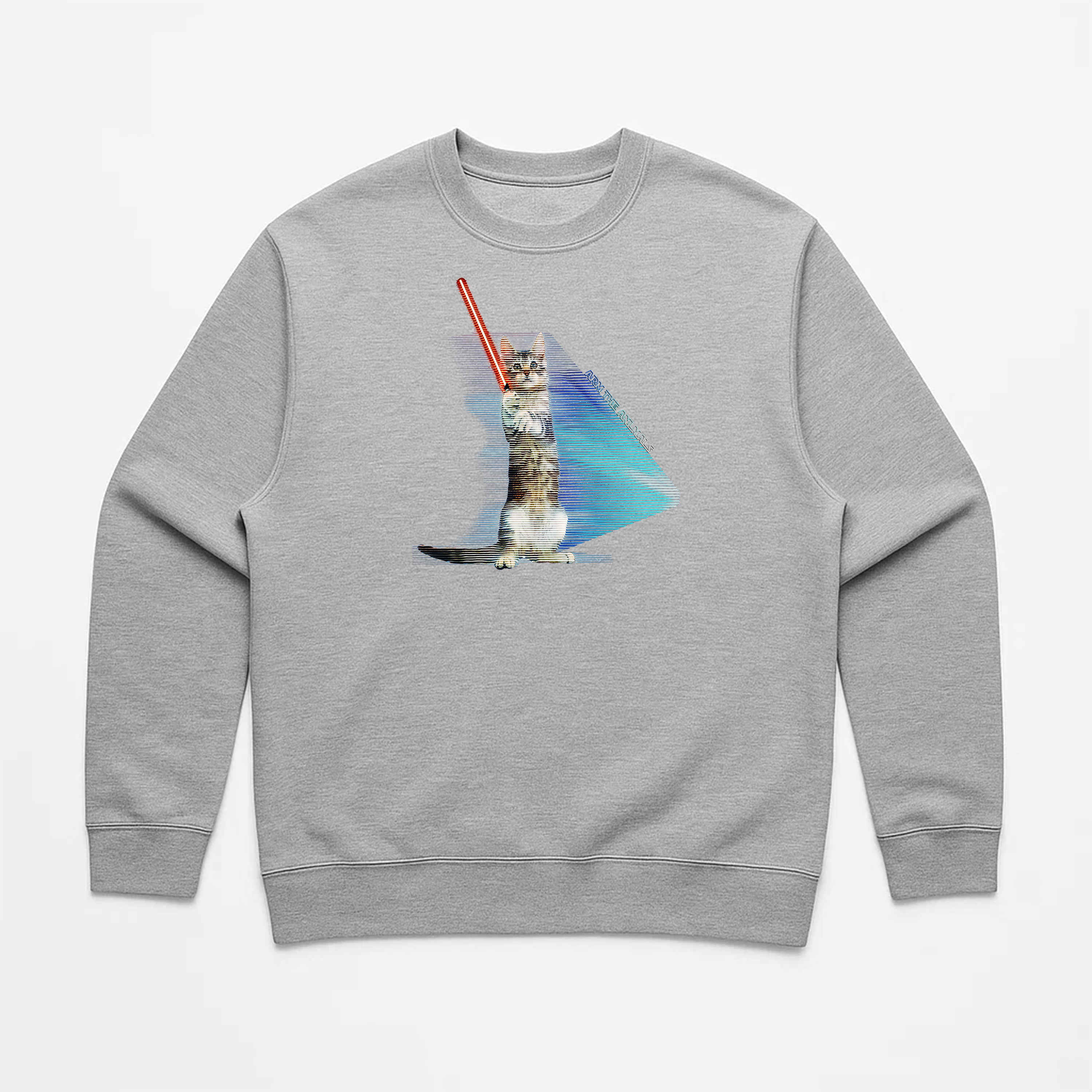 Unisex | Hologram Battle Cat | Crewneck Sweatshirt