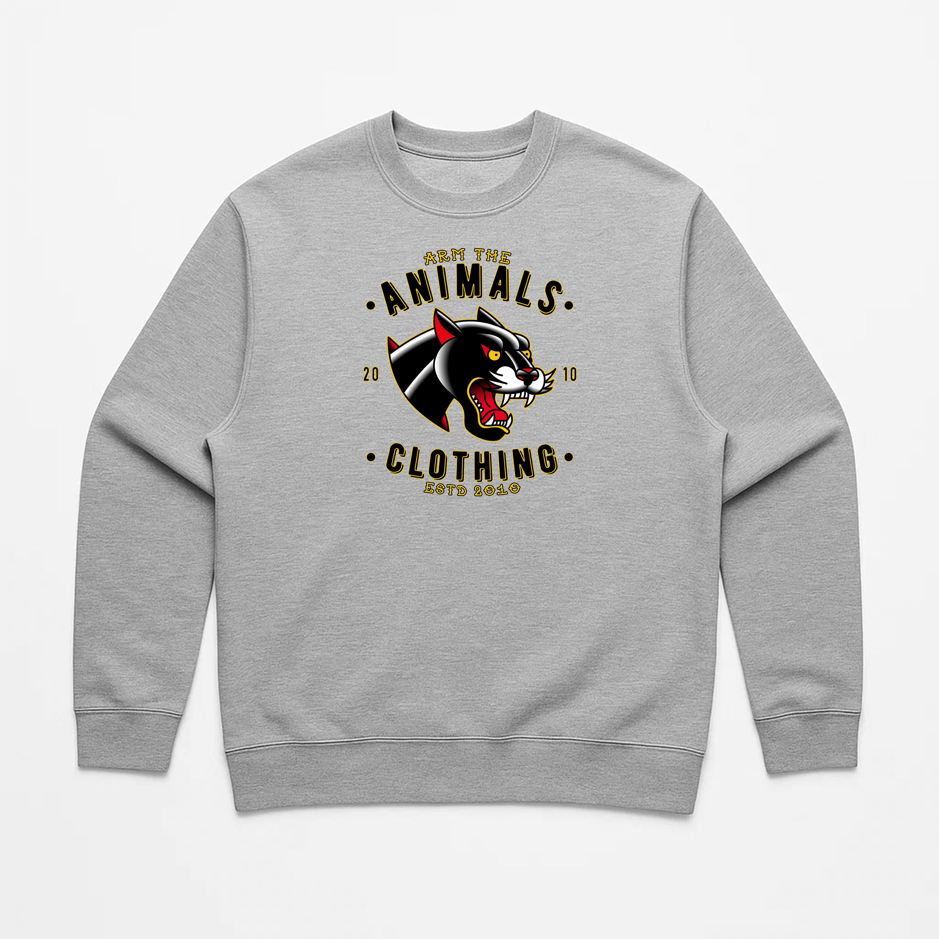 Unisex | Varsity Panther | Crewneck Sweatshirt