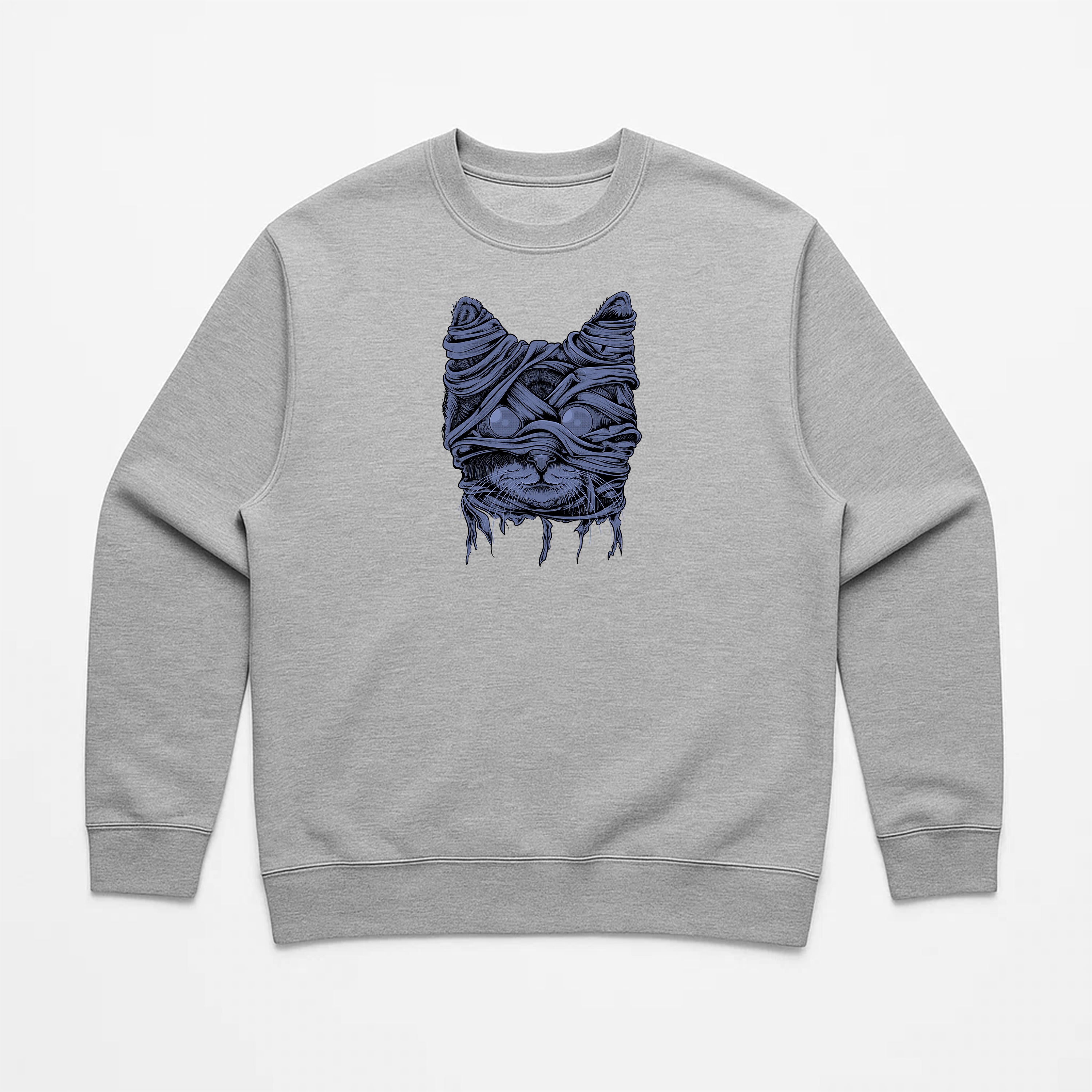 Unisex | Zombie Mummy Cat | Crewneck Sweatshirt