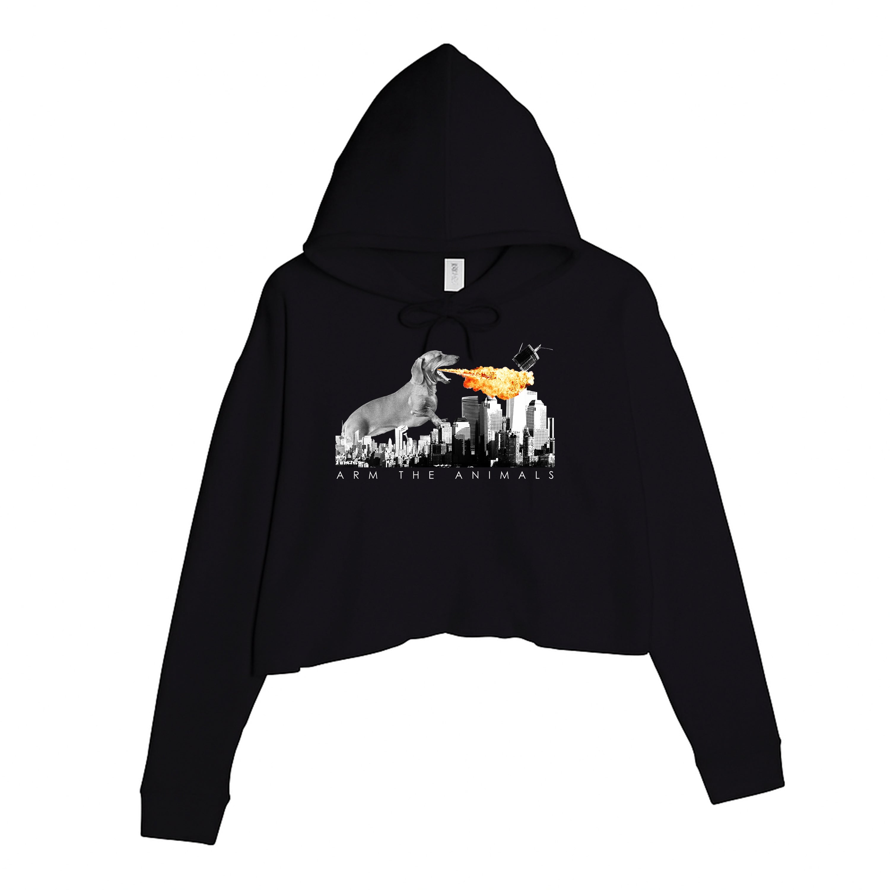 Women's | Dogzilla | Crop Hoodie